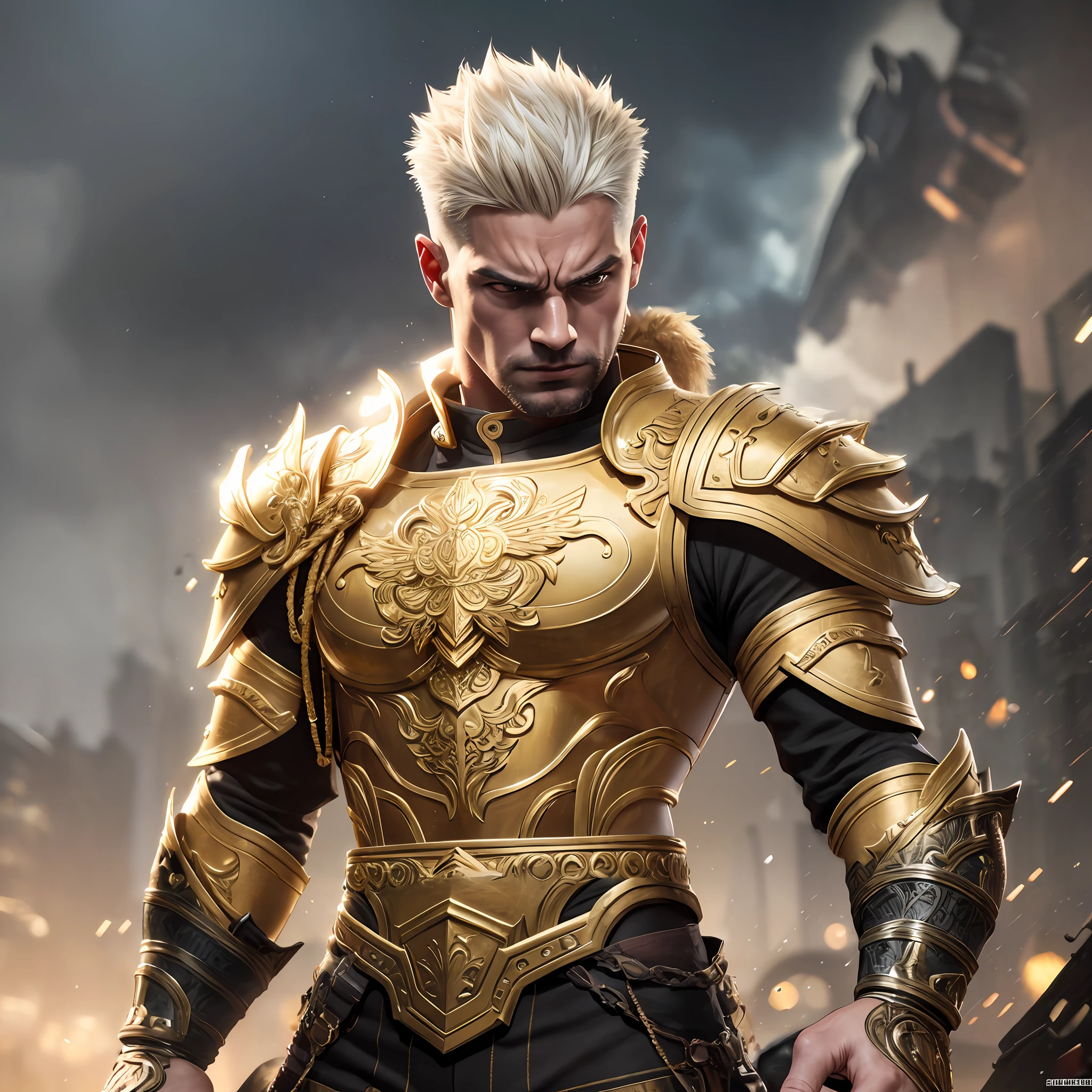Golden warrior pants, 8k