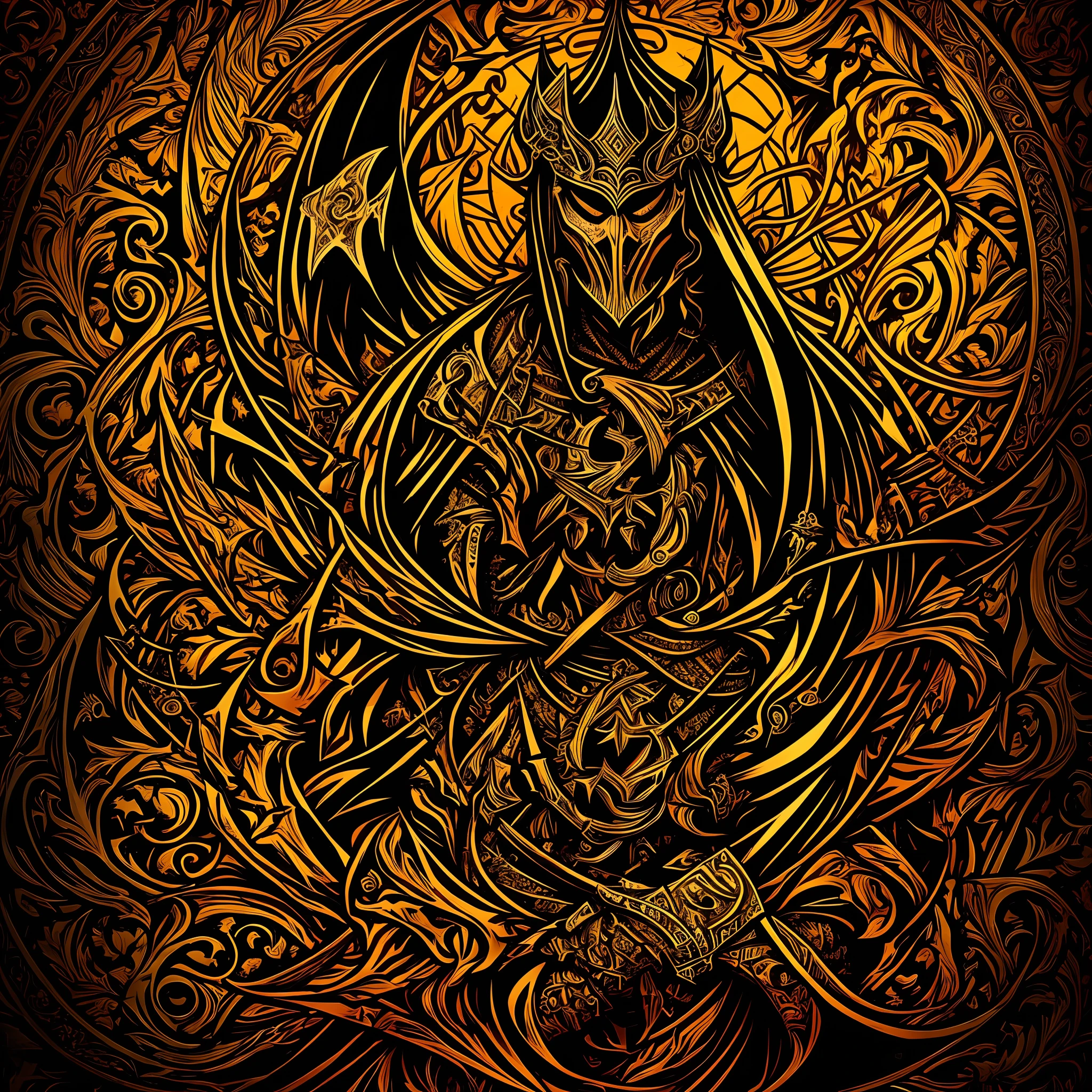 Lord of darkness medieval style art