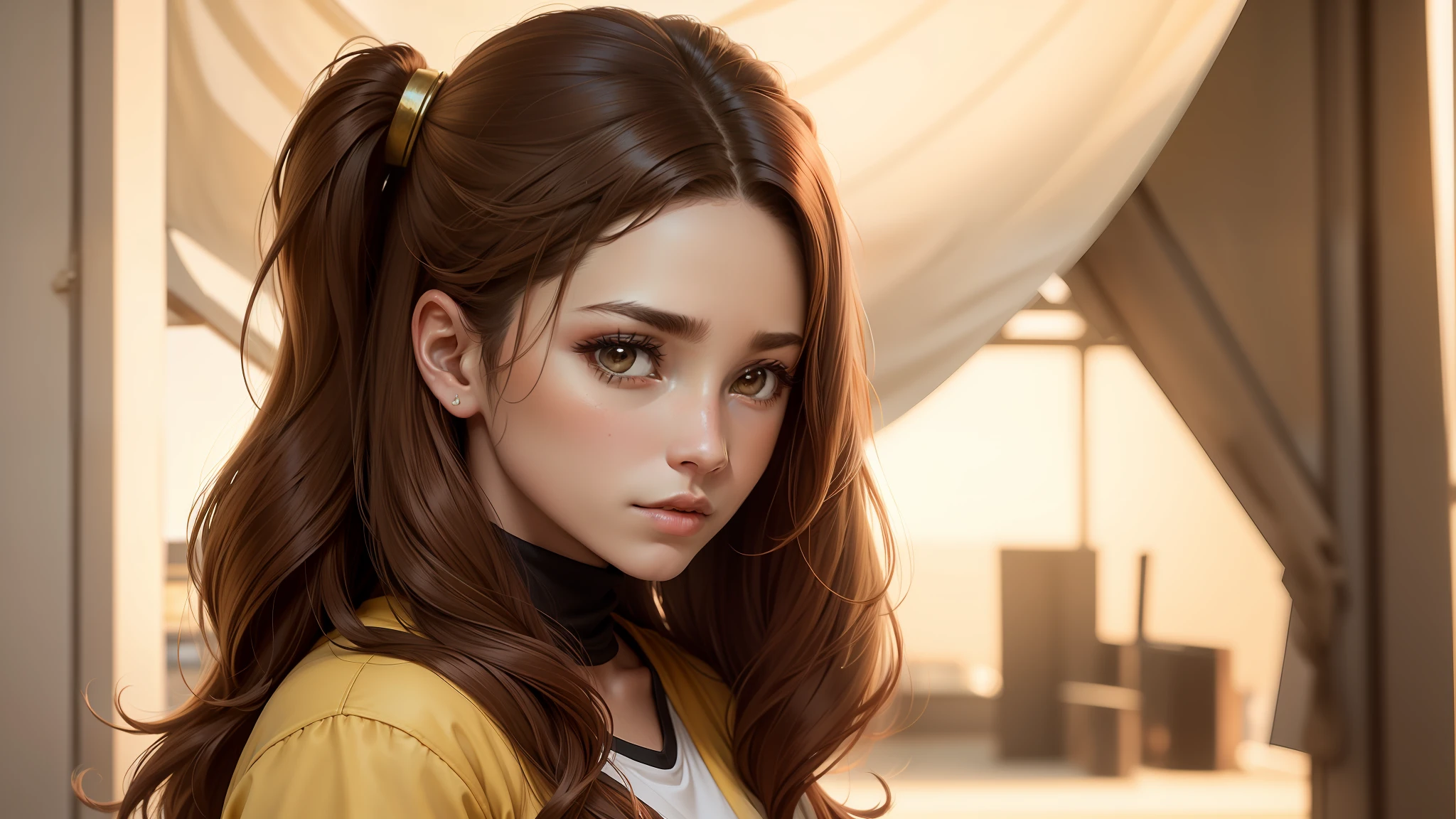 Aries girl, solo, everyday wear, brown hair. Aries is the first sign of the zodiac and is ociated with energy, courage, and leadership. Individuals born under this sign are often enthusiastic, confident, and assive. They are known for their passion, determination, and a pioneering spirit.