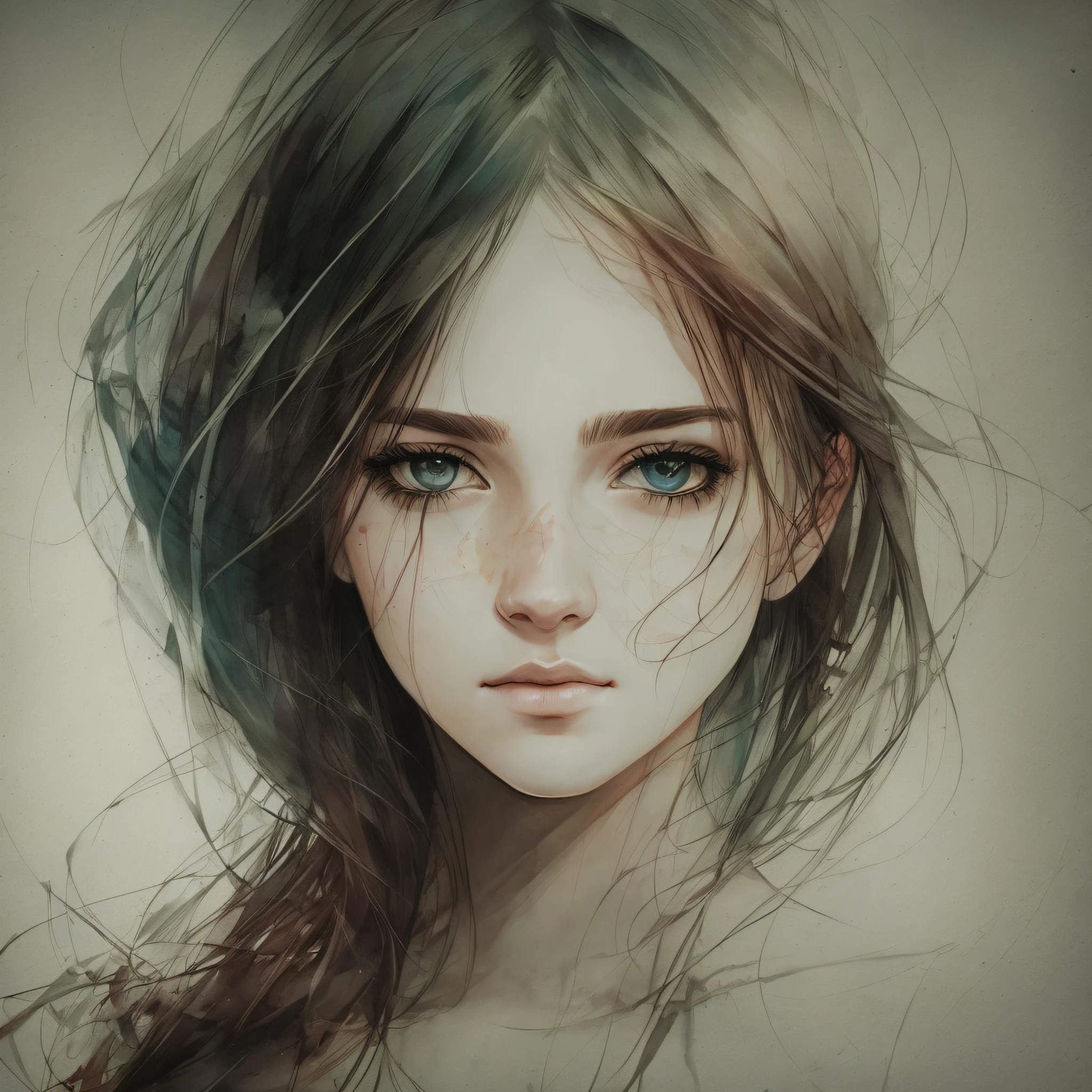 portrait, style of Agnes Cecile --auto --s2