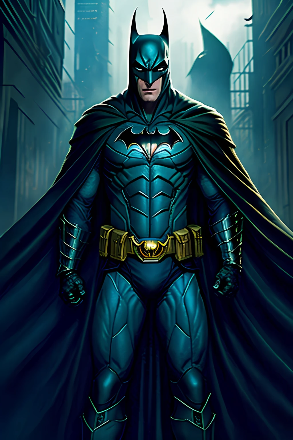 The Dark City is the story of Michael Keaton resurfacing in the character of Batman fighting sorcerers and demons in the darkness of the city, lots of fighting and blood in this battle, spells cast by wizards and disenchanted witches.
