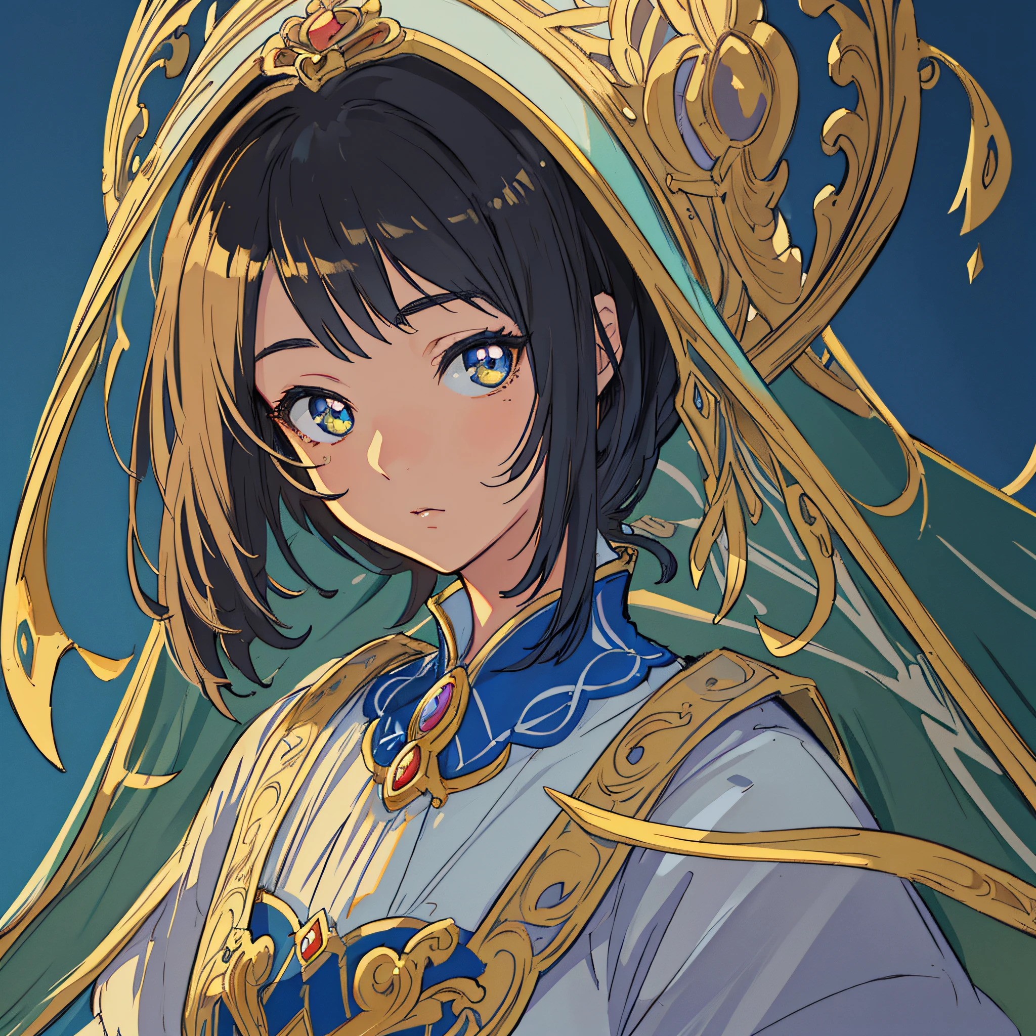 ((Best Quality: 1.5)), ((Masterpiece: 1.2)), ((Realistic Cartoon: 1.3)), ((Perfect Character: 1.5)): a stunning and realistic cartoon portrait of an adorable and cute anime girl with ultra HD detail, expertly lit with cinematic lighting. Every feature, from her detailed face and hair to the sparkle in her hyper-detailed eyes, is meticulously rendered with exquisite attention to detail. The dynamic lighting, finely detailed light effects, and detailed hair make for an artwork that's truly a masterpiece. Eye level, scenic, (masterpiece: 1.2)