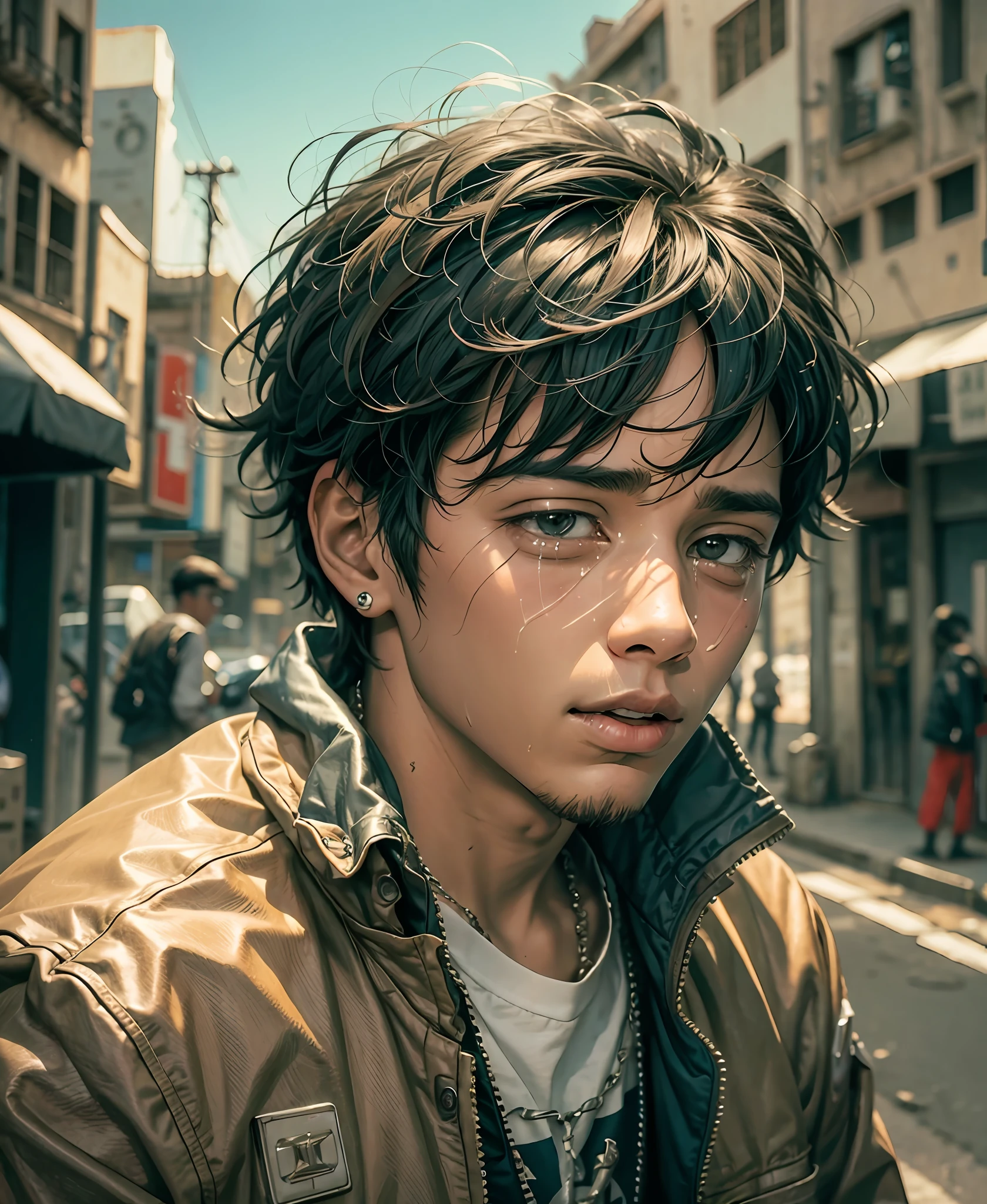 boy crying on block guetto realistic dealer --auto --s2