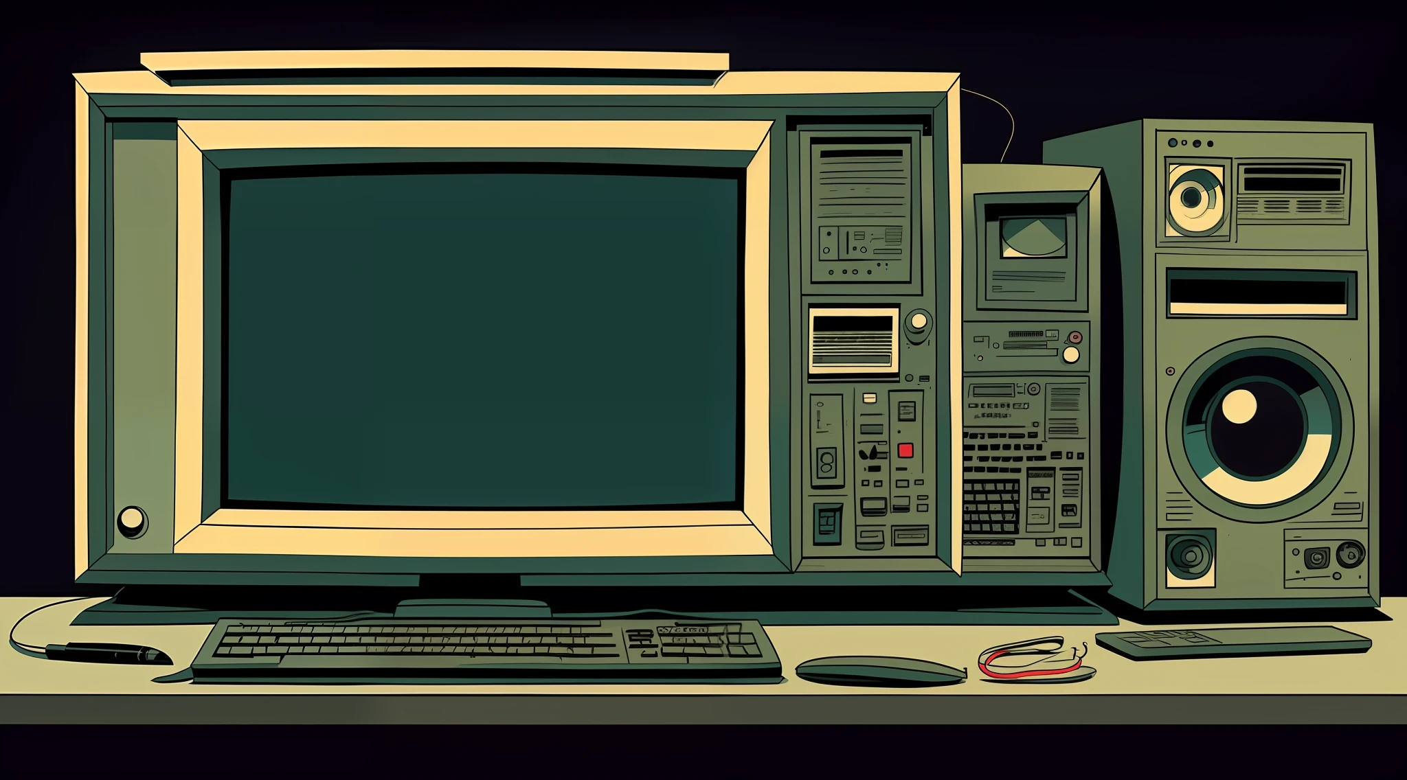 background, cartoon, dark colors, lines, high resolution, vintage, classic, draw, computer, screen,