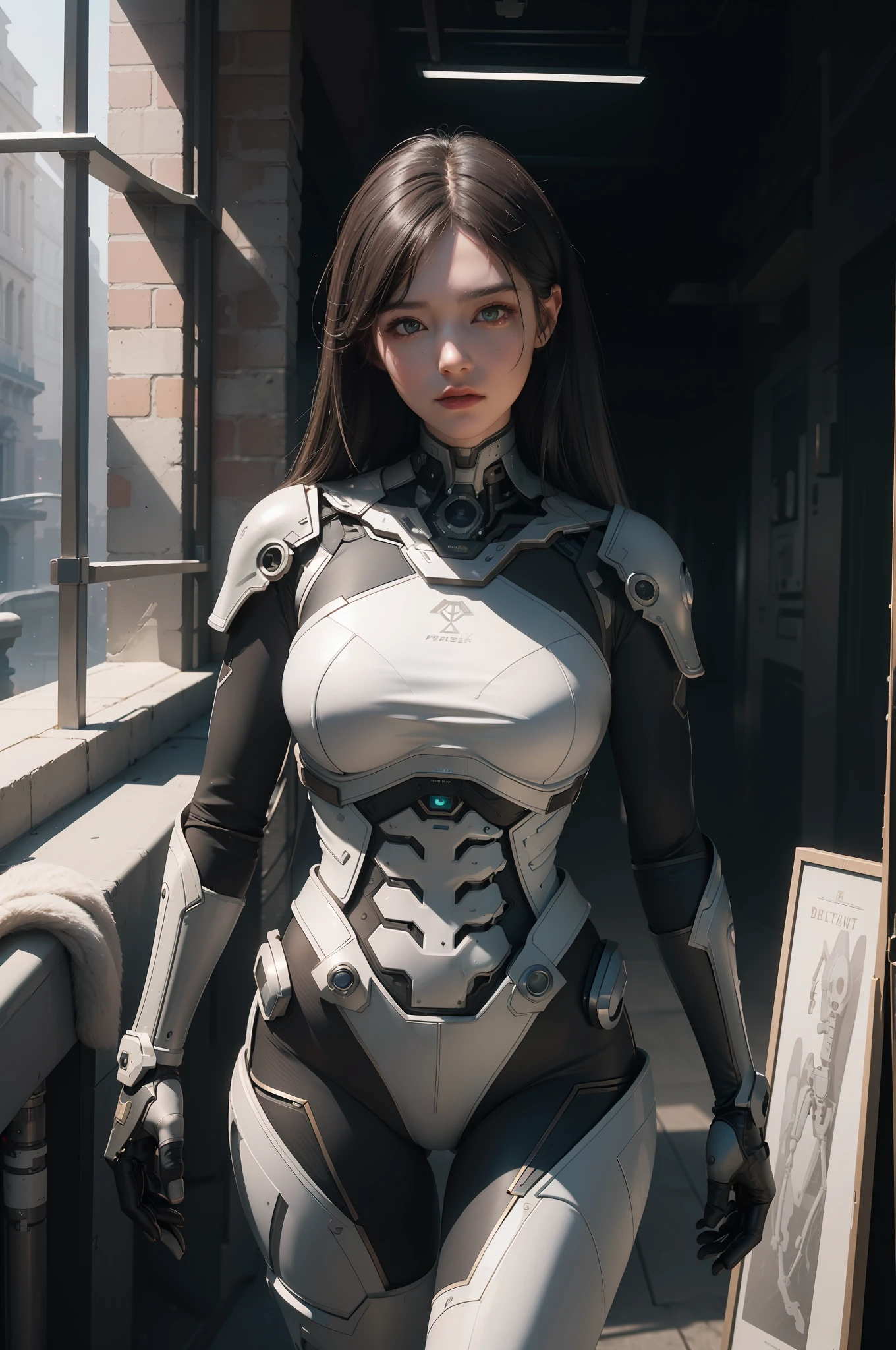 ((Best quality)), ((masterpiece)), (highly detailed:1.3),reelmech android woman, robotic skeleton, machinery,HDR (High Dynamic Range),Ray Tracing,NVIDIA RTX,Super-Resolution,Unreal 5,Subsurface scattering,PBR Texturing,Post-processing,Anisotropic Filtering,Depth-of-field,Maximum clarity and sharpness,Multi-layered textures,Albedo and Specular maps,Surface shading,Accurate simulation of light-material interaction,Perfect proportions,Octane Render,Two-tone lighting,Low ISO,White balance,Rule of thirds,Wide aperature,8K RAW,Efficient Sub-Pixel,sub-pixel convolution,luminescent particles