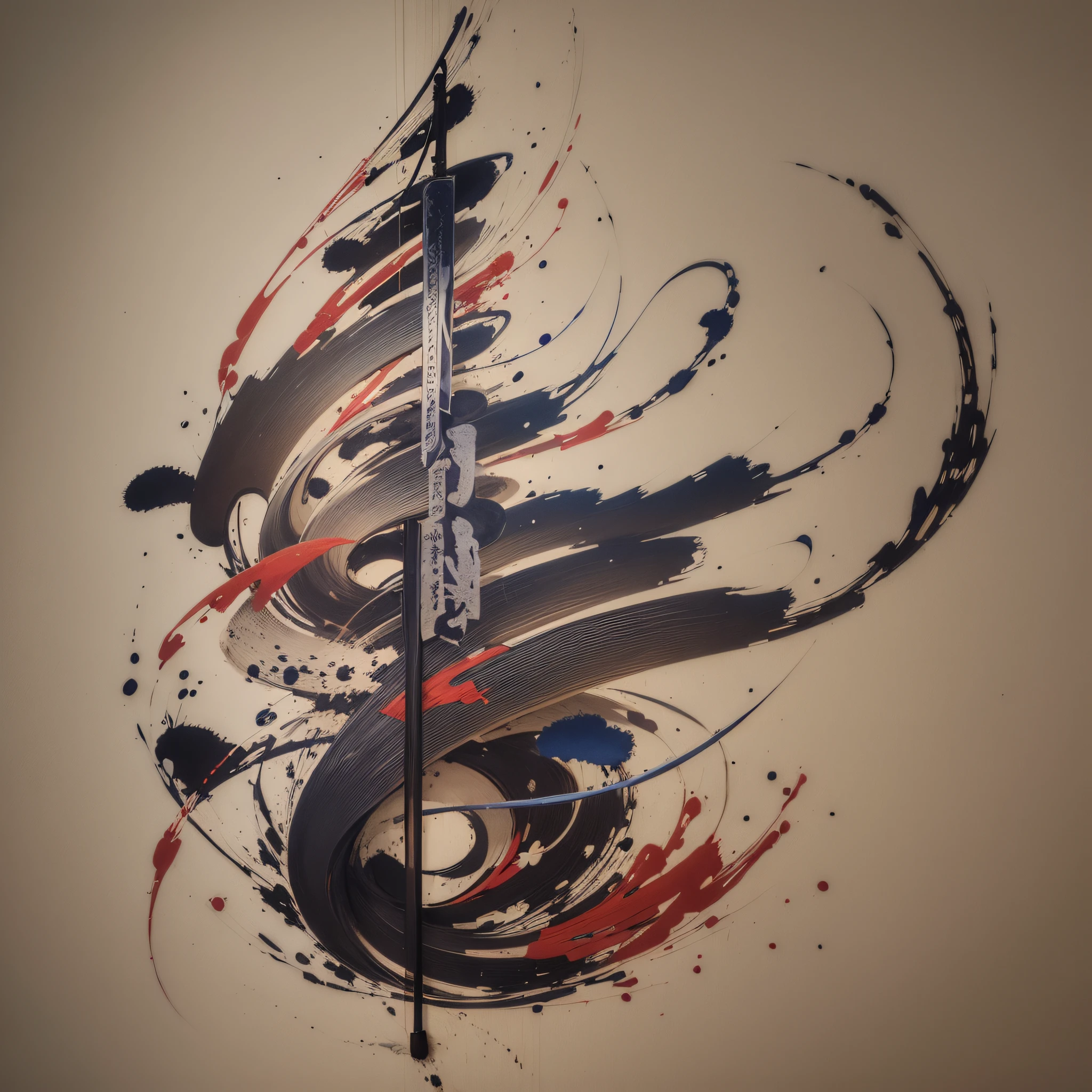 The word "Matsumoto", calligraphy, surname, brushstroke, signature --auto --s2