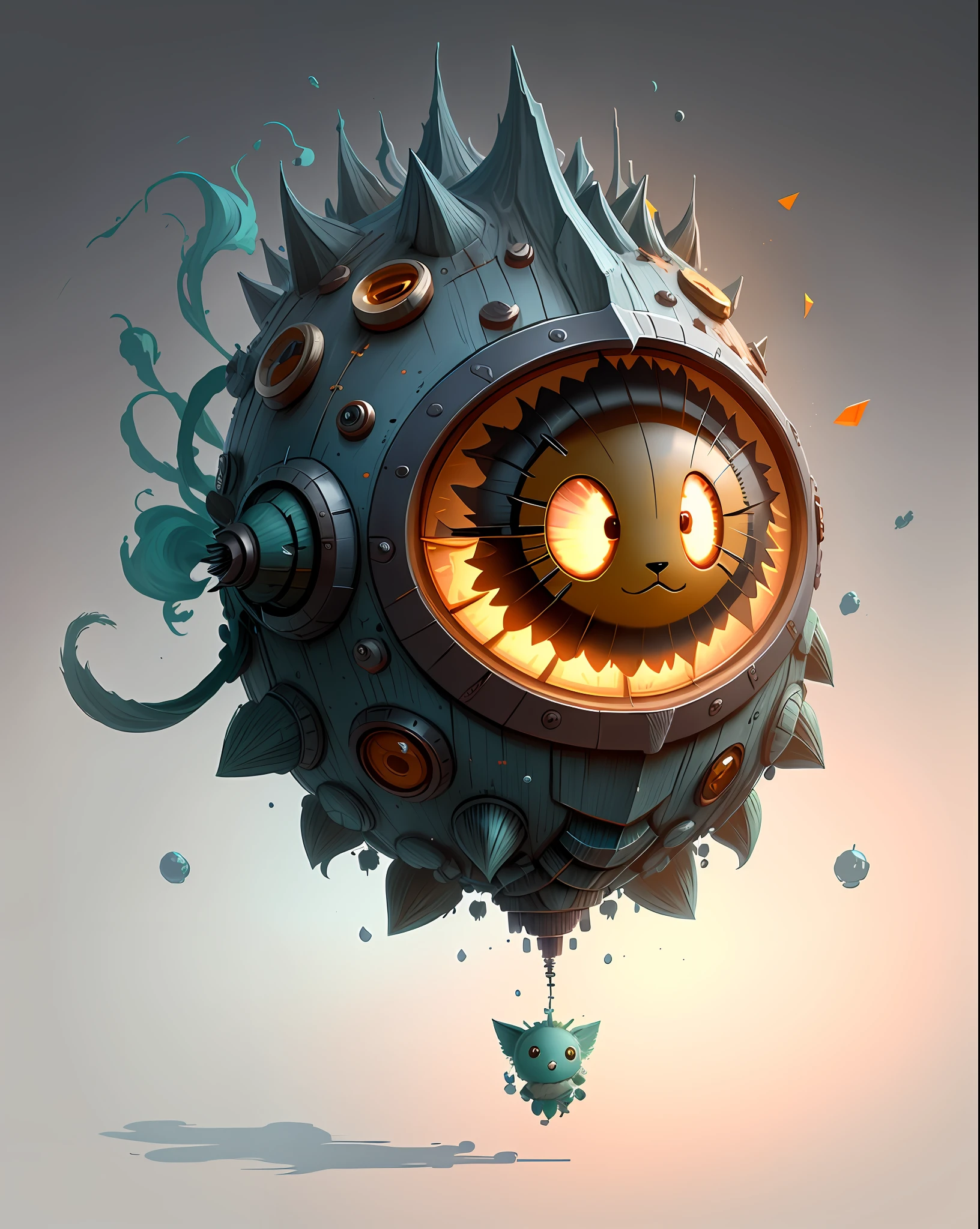 "Create a masterful masterpiece of cute creatures with ultra-detailed concept art inspired by. Utilize Stable Diffusion's power to unleash your inner Cu73Cre4ture programmer and bring your imagination to life!", high detailed, 8k