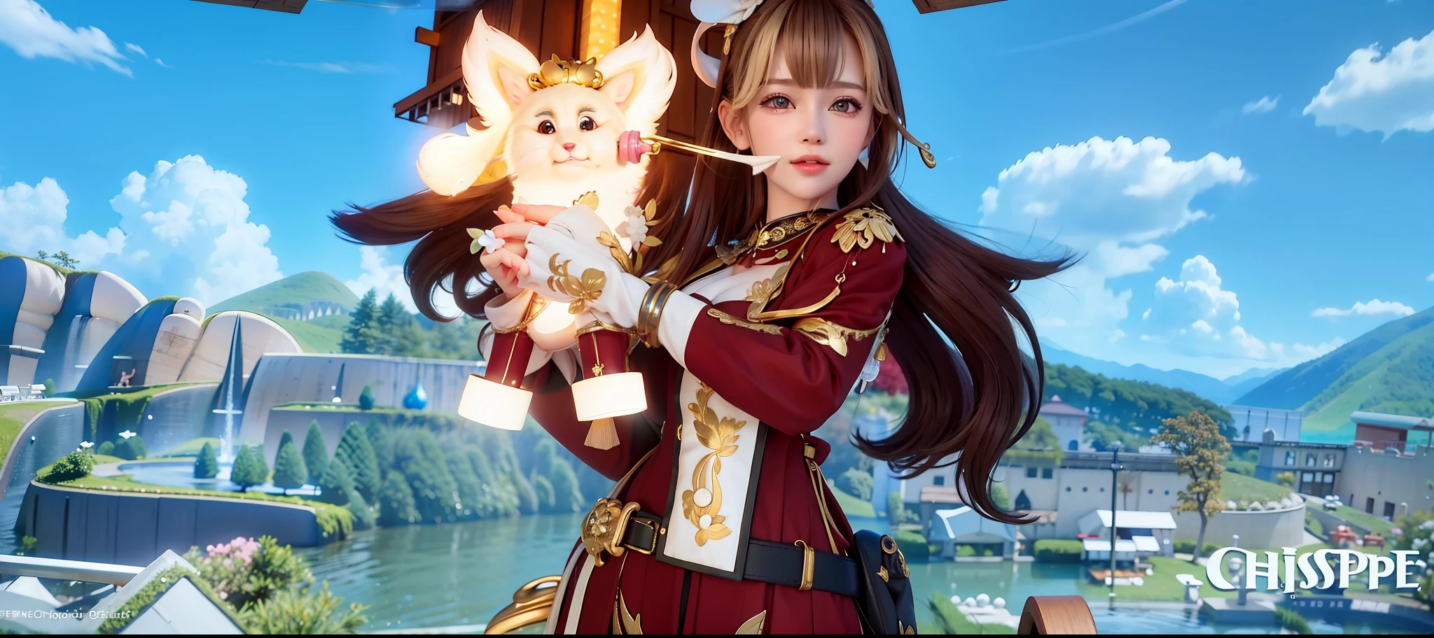 (8k, 4k, best quality, highres:1.2), (maasterpiece, realistic, photo realistic:1.37), 1girl, solo, beautiful face, eyelashes, nose, glossy lips, (detailed eyes, looking at viewer, fair skin, white skin:1.5), fine complexion, upper body,
large breasts, busty,, (nude:1.5),
outdoor onsen,
two side up, absurdly long hair, blonde hair, pink hair, bangs, hair ornament, bow,
younger, aged down,