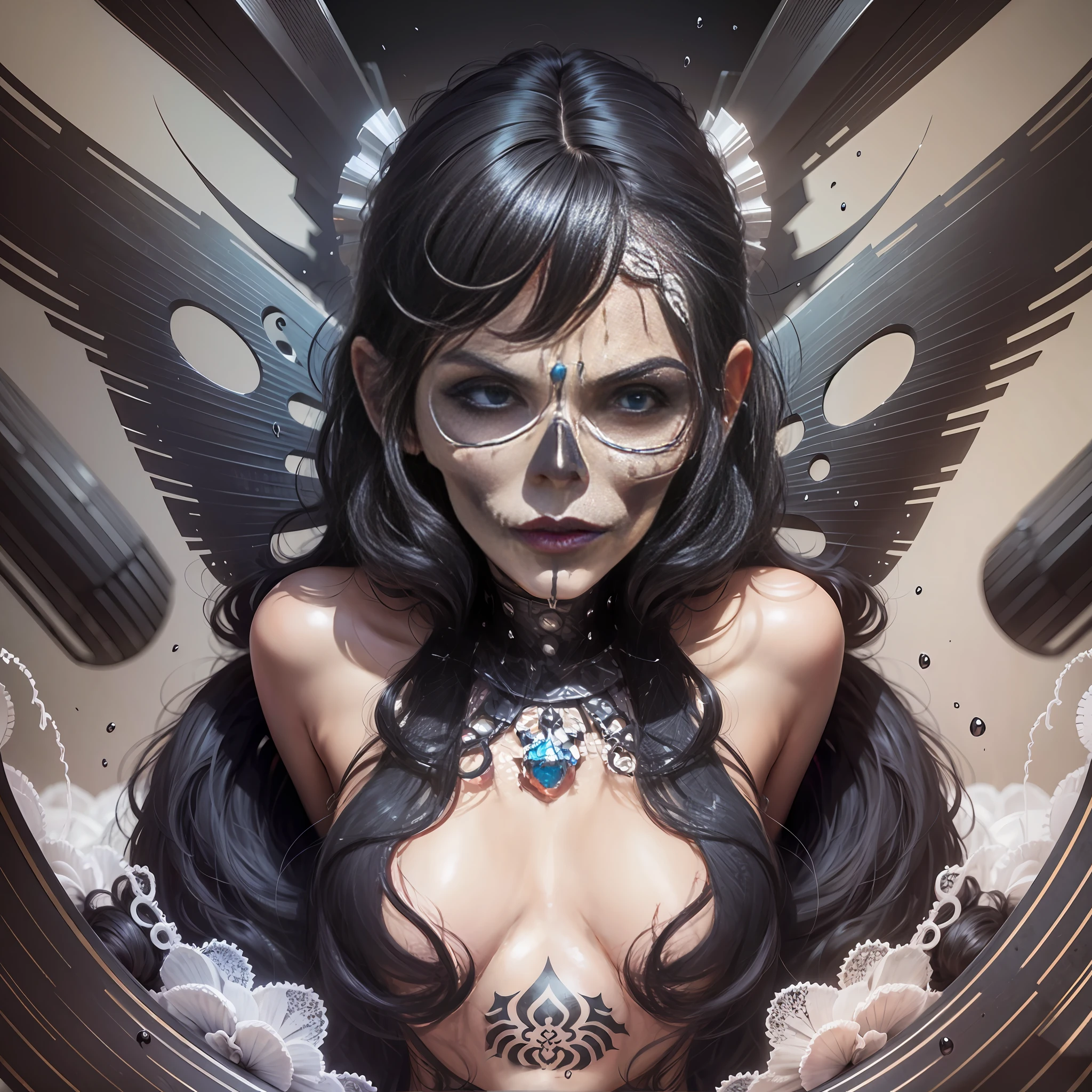 Mexican skull makeup