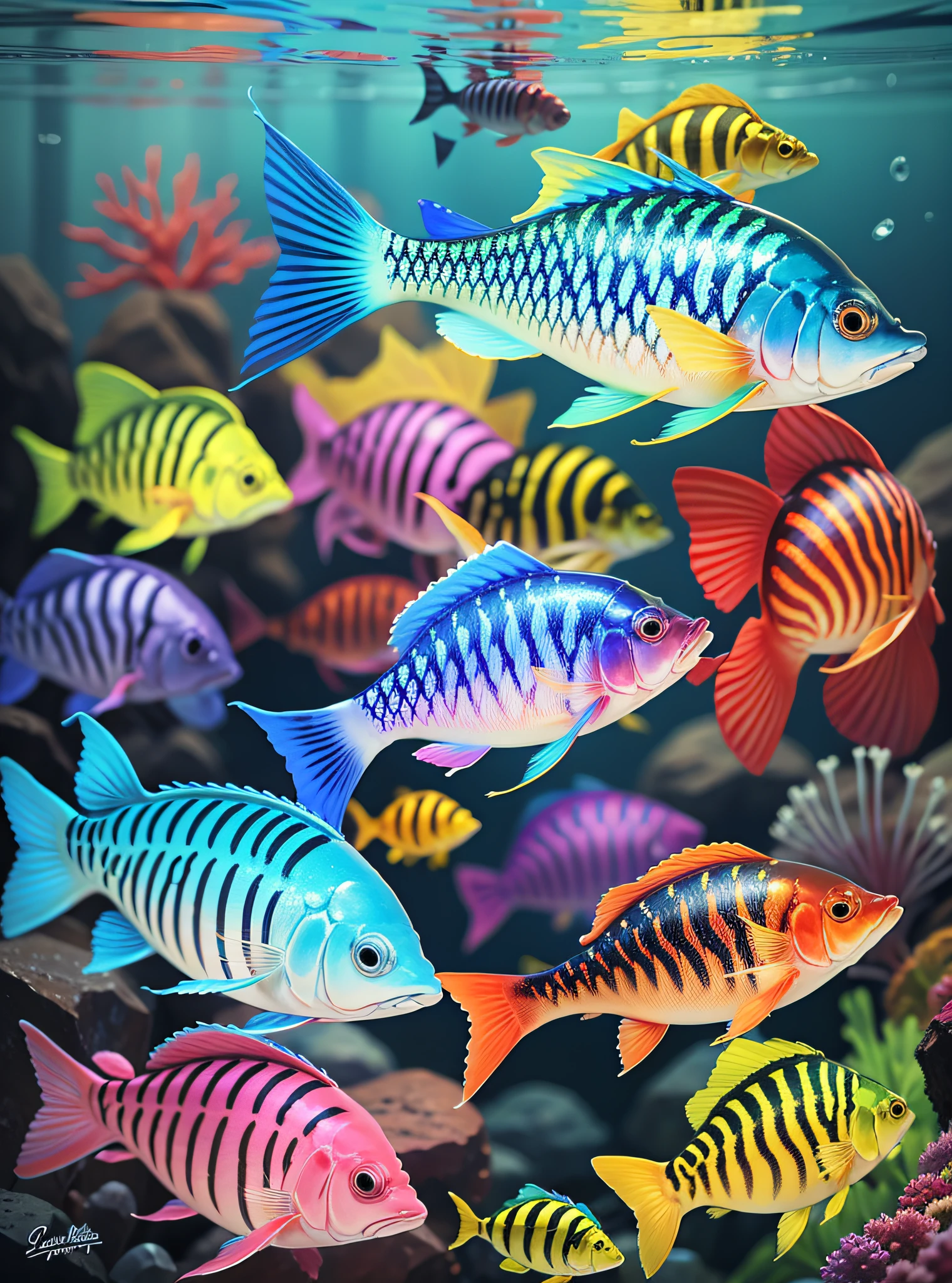 fish vibrant colors