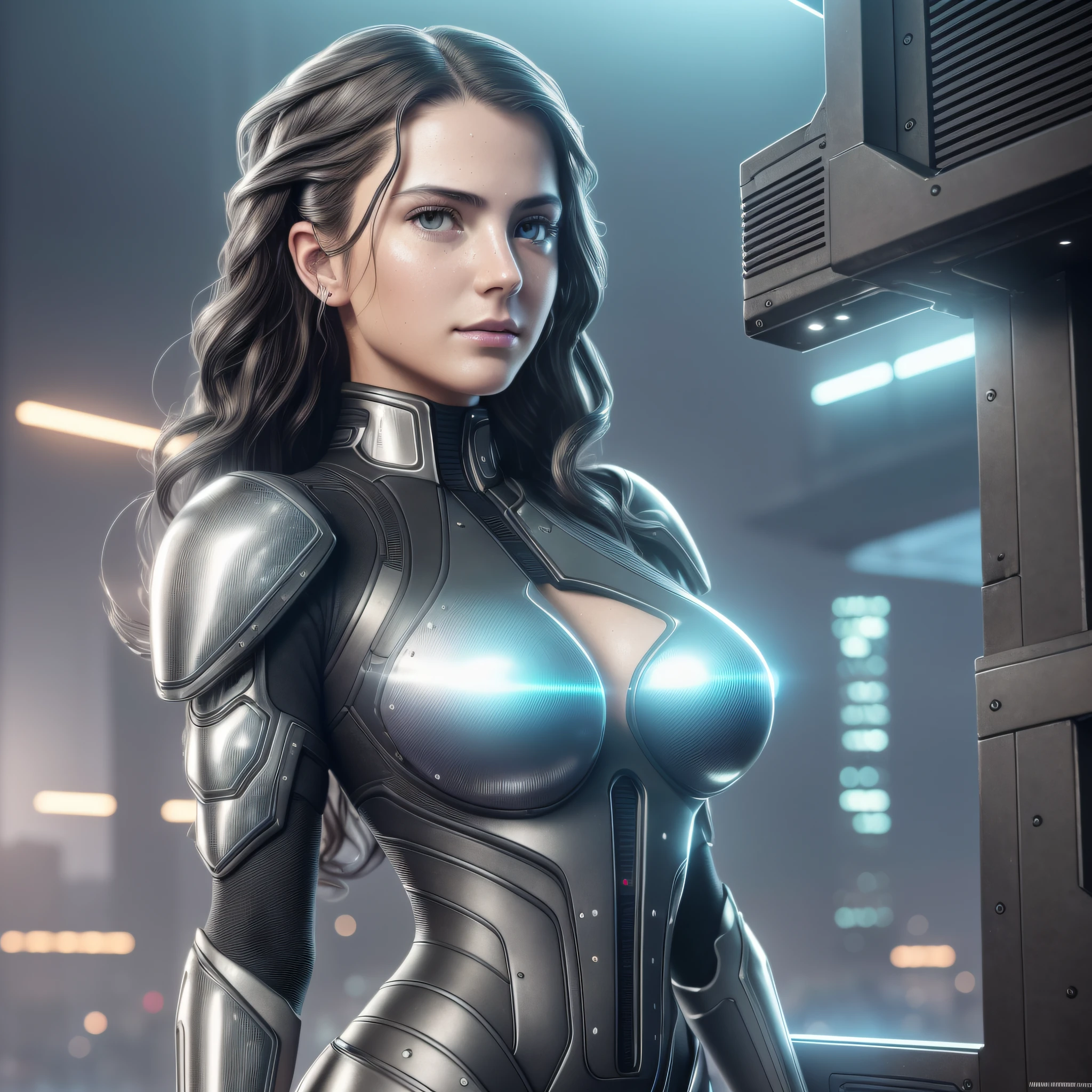 Full face portrait photo of 14 year old European girl, RAW, beautiful woman, half-open strawberry lips, dimples, wistful expression, (brown hair with extra long wavy), ((detailed face)), (detailed facial features)), (fine skin), pale skin, (very detailed sexy futuristic cyberpunk dress, with deep neckline made of circuit board, Mega City Cyberpunk Environment, Neon Lights, Skyscrapers), (Naked), (In the gym)), Soft Natural Light, Wet Skin, Cyberpunk Megacity Environment, (Cool Color), Wet, Reflection, (Masterpiece) (Perfect Aspect Ratio), (Realistic Photography), (Best Quality), (Detailed) Shot with Canon EOS R5, 50mm Lens, f/2.8, HDR, (8k) (Wallpaper) (Movie Lighting) (Dramatic Lighting) (Sharp Focus) (Complex), RAW Photos, RAW Photos, Gigachado Photos, Camera Pose, Black Jeans, Behind Arms, 8K UHD, DSLR, High Quality, Film Grain, Fujifilm XT3, Very Detailed, Photorealistic, Realistic, Incredibly Ridiculous, Very Detailed, Sharp Focus, ( Professional Studio Lighting), (Professional Color Grading), Edge Lighting, Dramatic Lighting, Cinematic Lighting, Lumen Reflection, Soft Natural Lighting, Soft Color, Photon Mapping, Radiosity, (Beautiful Eyes), (Detailed Eyes), (Detailed Face), Symmetrical Eyes, Sharp Eyes, Cold Face, Full Body), (High Level Details (wet, oil-lubricated), (athletic body), (sweaty), slender waist, big breasts, (breast sperm), high detail skin, featureless texture, ultra detail, realistic skin texture, armor, top quality, ultra high resolution, (photorealistic: 1.4) high resolution, detail, raw photo, sharp re, Leege Fries Nikon D850 film stock photo 4 Kodak Portra 400 Camera F1.6 Lens Rich Color Ultra Realistic Textures Dramatic Lighting Art Station Cinestir 800 Unreal Engine Trend, Veins in the Body, (Body and Fitness). --auto --s2
