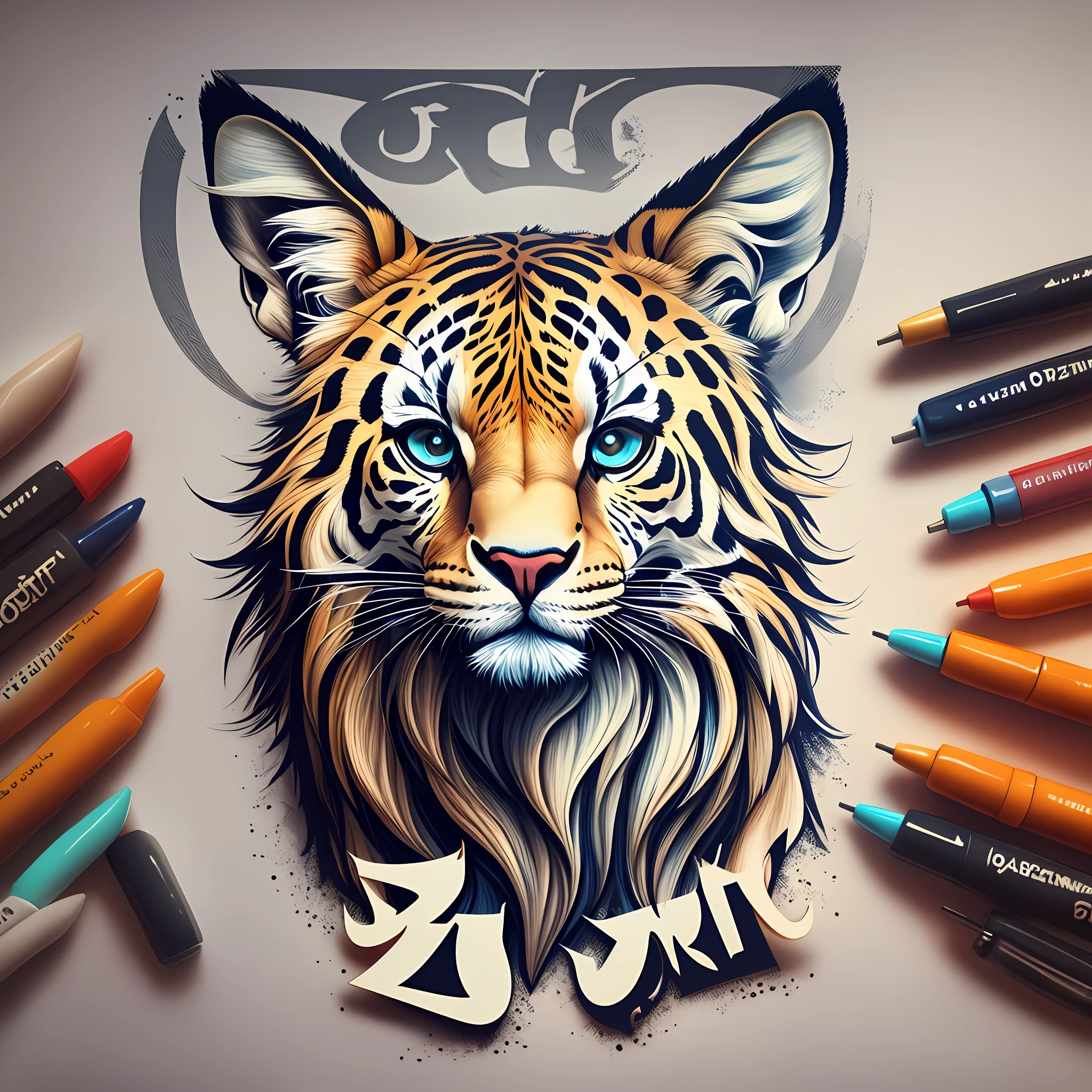 Create a logotype with name "ZooFantástico" simple and creative --auto --s2