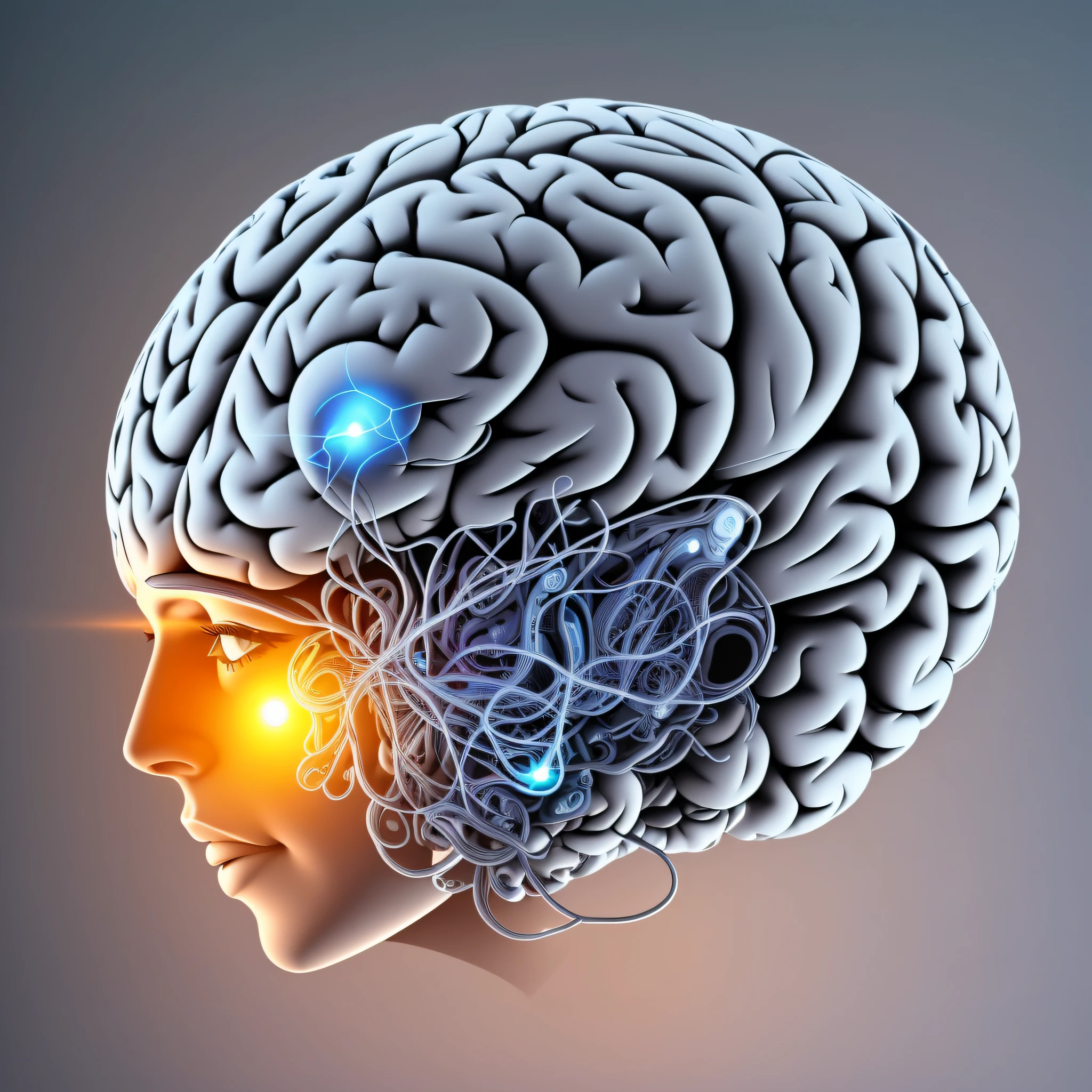 (8k, best quality, masterpiece:1.2), (realistic, photorealistic:1.37), ultra-detailed, brain in graphic form, based on neuroscience, neural connections --auto --s2