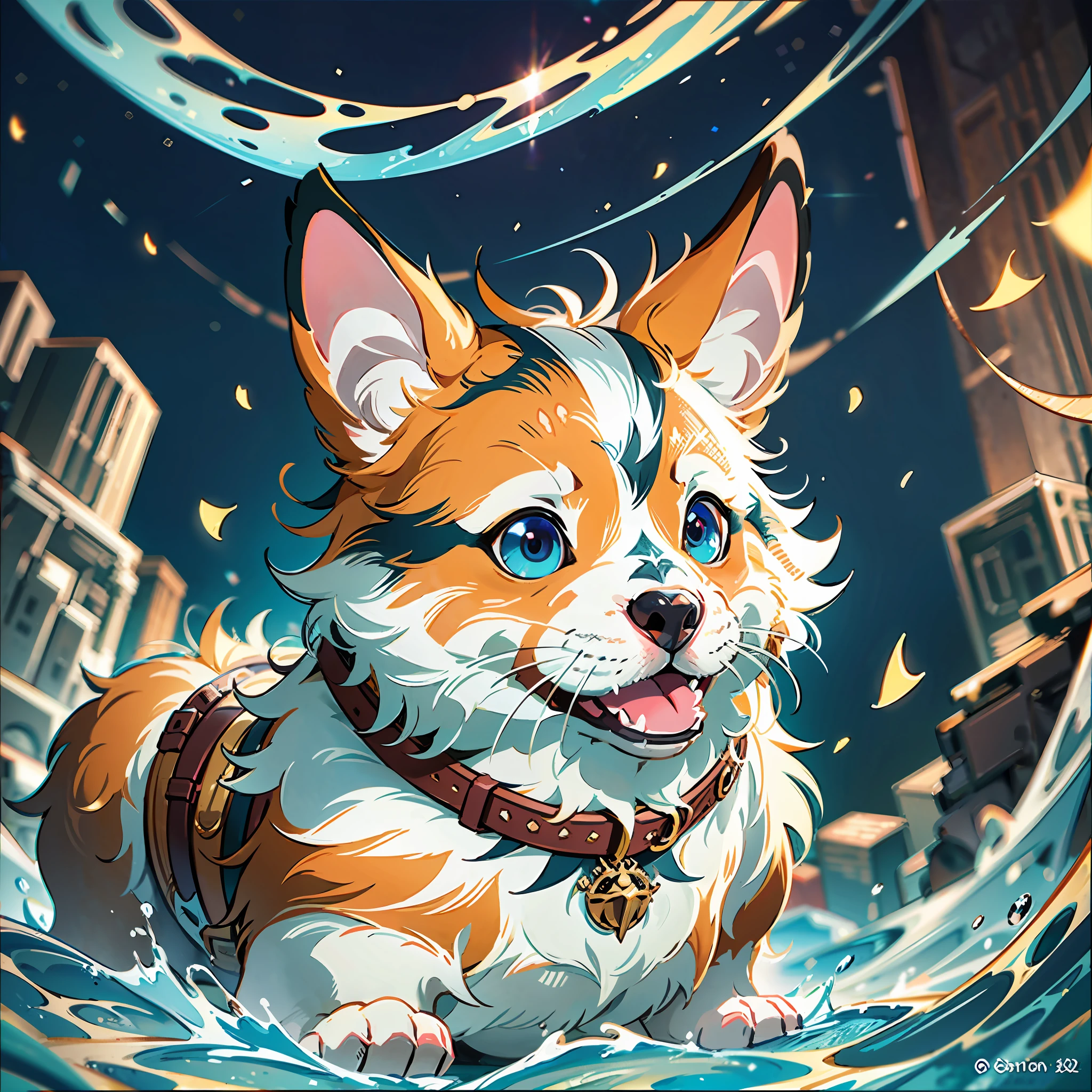 corgi as a Jack Sparrow, Light field photography, wide angle lens f/2.8, ultra insane high resolution intricate textures, texture indentation, 32k raw professional photo, perfect perspective, perfect geometry, ultra insane ambient lighting, ultra insane ambient shadows, luminism, ultra detailed busy background, bouncing lighting, tessellation, maximalism, perfectionism, IPA Award wining masterpiece