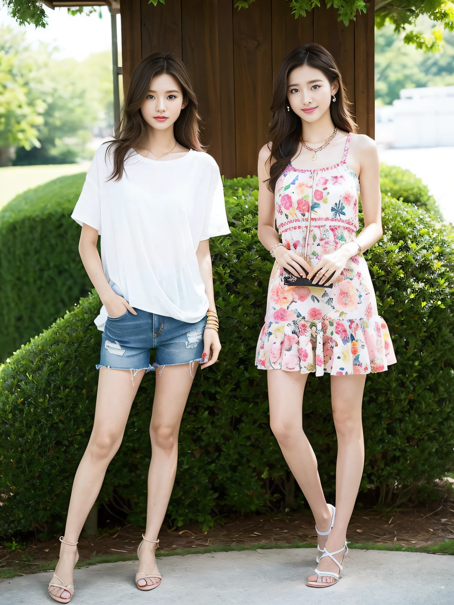 One, cool fashion model, summery outfits,