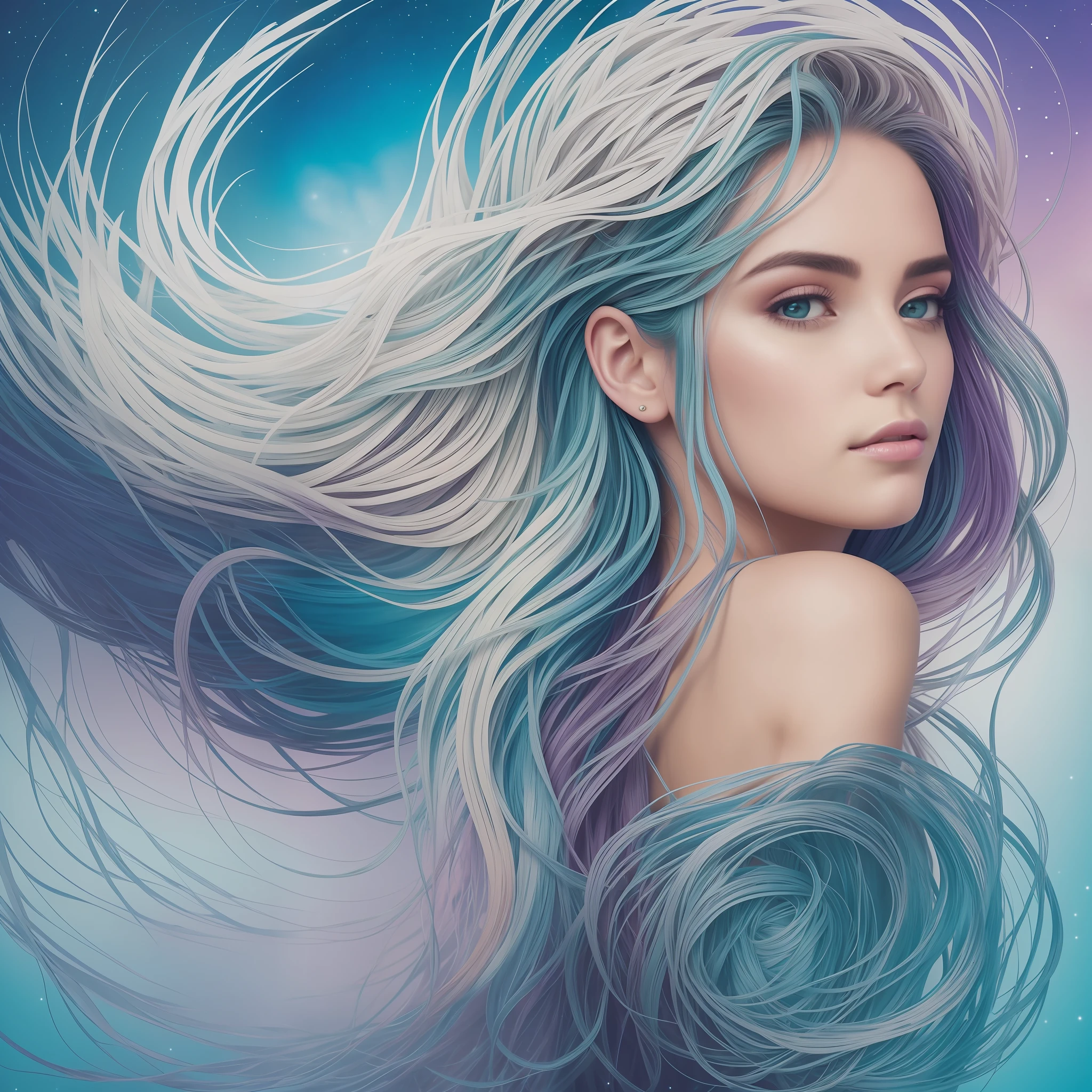 The album cover "Perla" is a captivating visual representation of the artist. It features a portrait of Perla, showing her enigmatic persona and captivating presence. The cover images exude an ethereal and otherworldly aesthetic, reflecting the album's themes of self-discovery and artistic rebirth. The cover art incorporates a delicate blend of colors and textures, further enhancing the album's overall aesthetic appeal. It serves as an invitation for listeners to immerse themselves in the introspective and captivating musical journey that awaits them within the album.