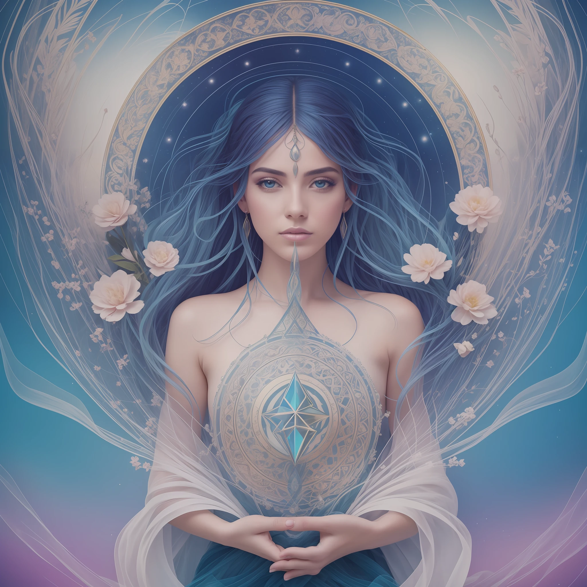 The album cover "Perla" is a captivating visual representation of the artist. It features a portrait of Perla, showing her enigmatic persona and captivating presence. The cover images exude an ethereal and otherworldly aesthetic, reflecting the album's themes of self-discovery and artistic rebirth. The cover art incorporates a delicate blend of colors and textures, further enhancing the album's overall aesthetic appeal. It serves as an invitation for listeners to immerse themselves in the introspective and captivating musical journey that awaits them within the album.