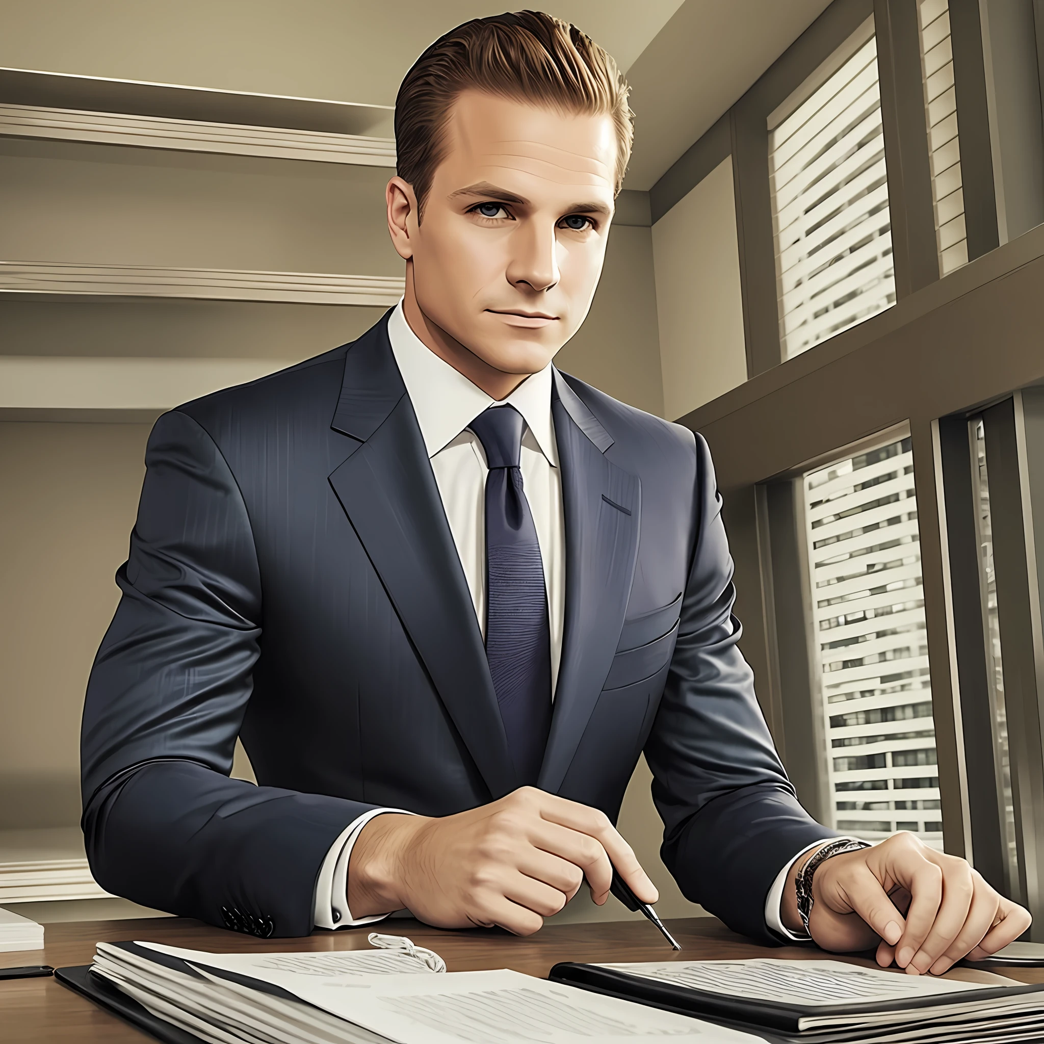 Harvey Specter ultra realista --auto --s2