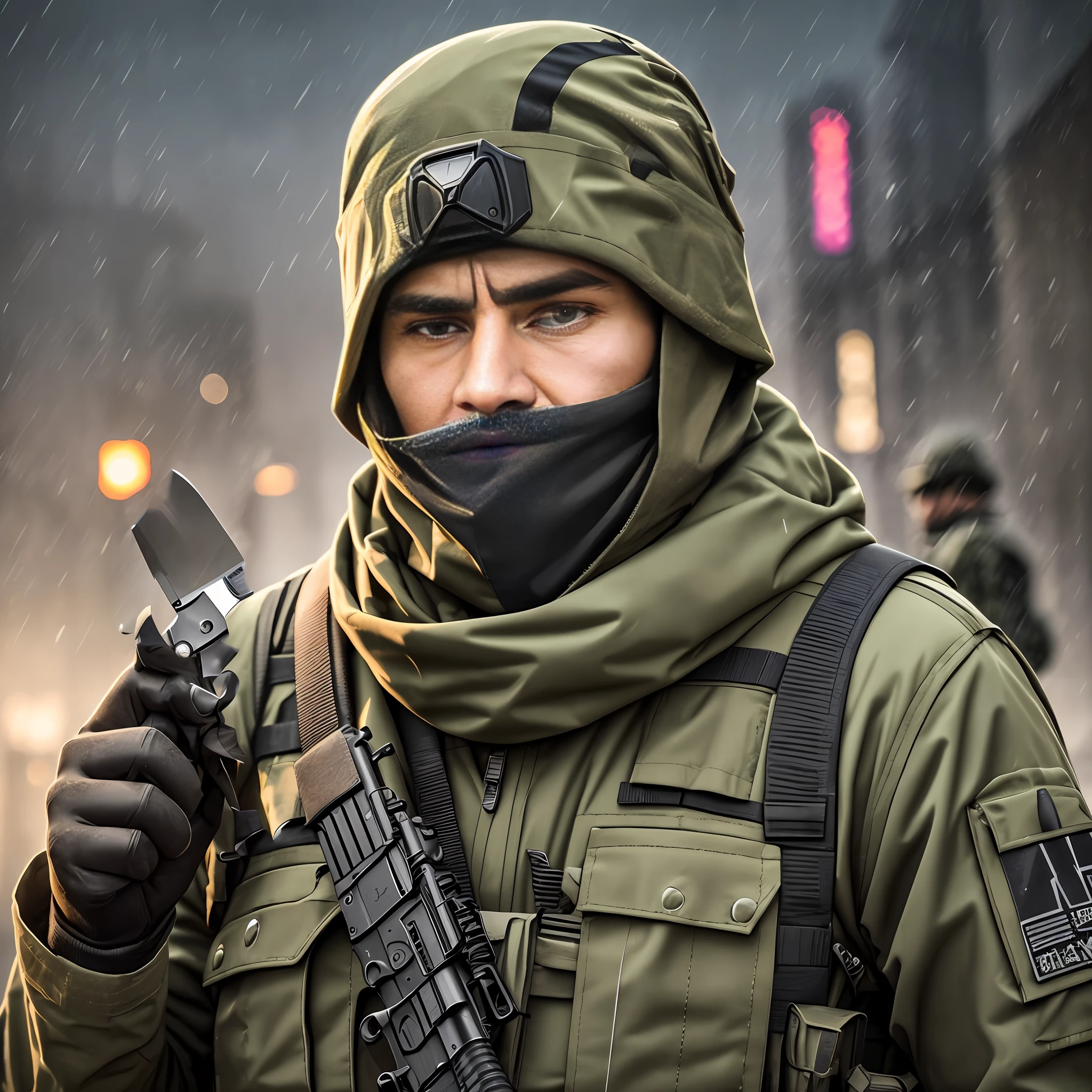 Replace with tactical knife