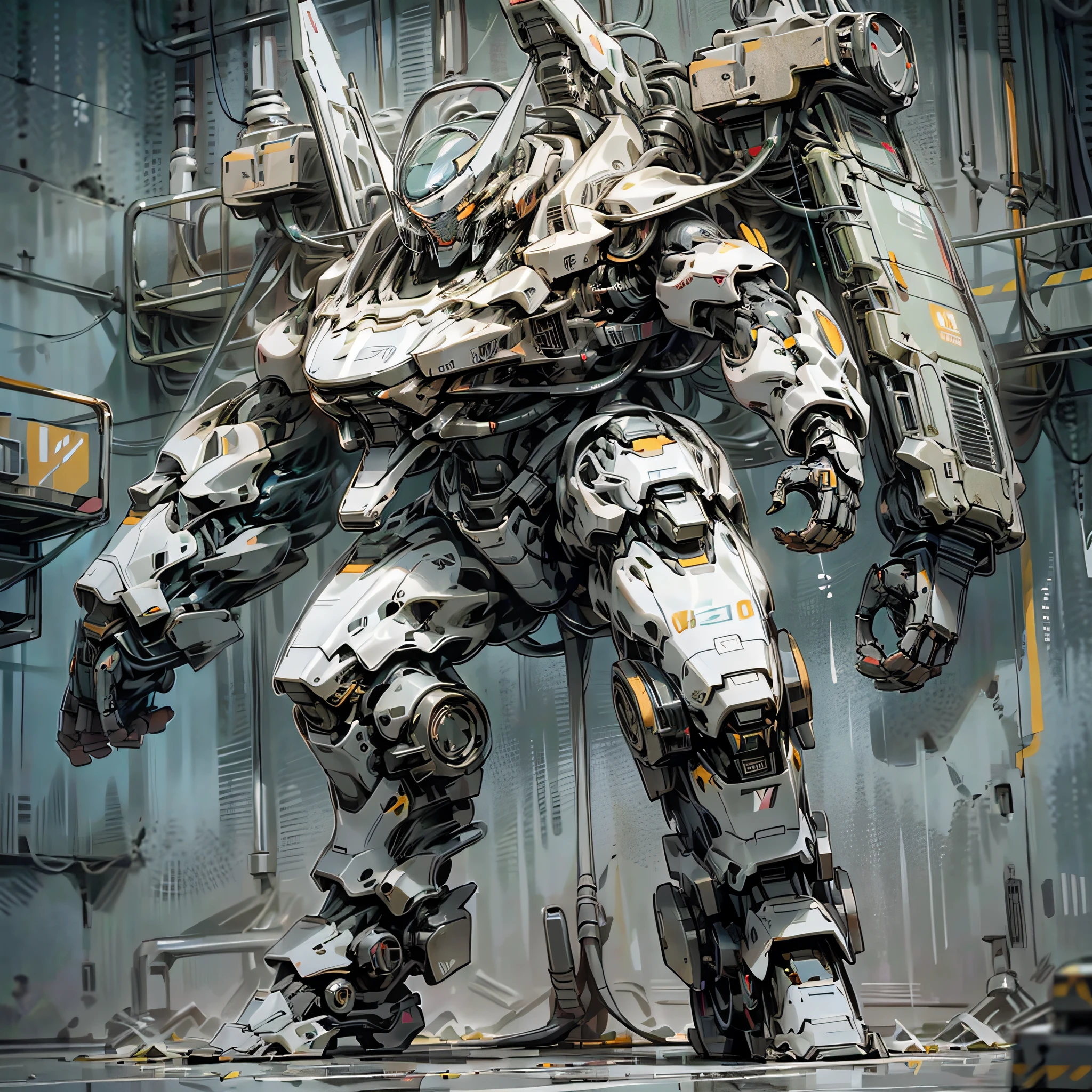 ((Best Quality)), ((Masterpiece)), (Highly Detailed: 1.3), 3D, Beautiful, (Cyberpunk: 1.2), In Space, Nebula, Holding_weapon, (1Female Mecha: 1.3), Audience Facing , glowing eyes , full body, (flying, diving, dynamic, Motion Blur: 1.4), (Bird-like Wings: 1.6) (Giant Mech Wings: 1.6), Look Up, glowing_eyes, Mecha, Panorama, Earth, Nebula, Space , Particle , Reality, HDR (High Dynamic Range), Ray Tracing, NVIDIA RTX, Super Resolution, Unreal 5, Subsurface Scattering, PBR Texture, Post Processing, Anisotropic Filtering, Depth of Field, Maximum Sharpness and Clarity, Multi-Layer Texture, Albedo and specular mapping, surface shading, accurate simulation of light and material interactions, perfect proportions, octane rendering, duotone lighting, large aperture, low ISO, white balance, rule of thirds, 8K RAW, high efficiency subpixel , subpixel convolution,movie transforms , locomotive,transform into locomotive,robot locomotive,train,train locomotive turn robot. --auto --s2