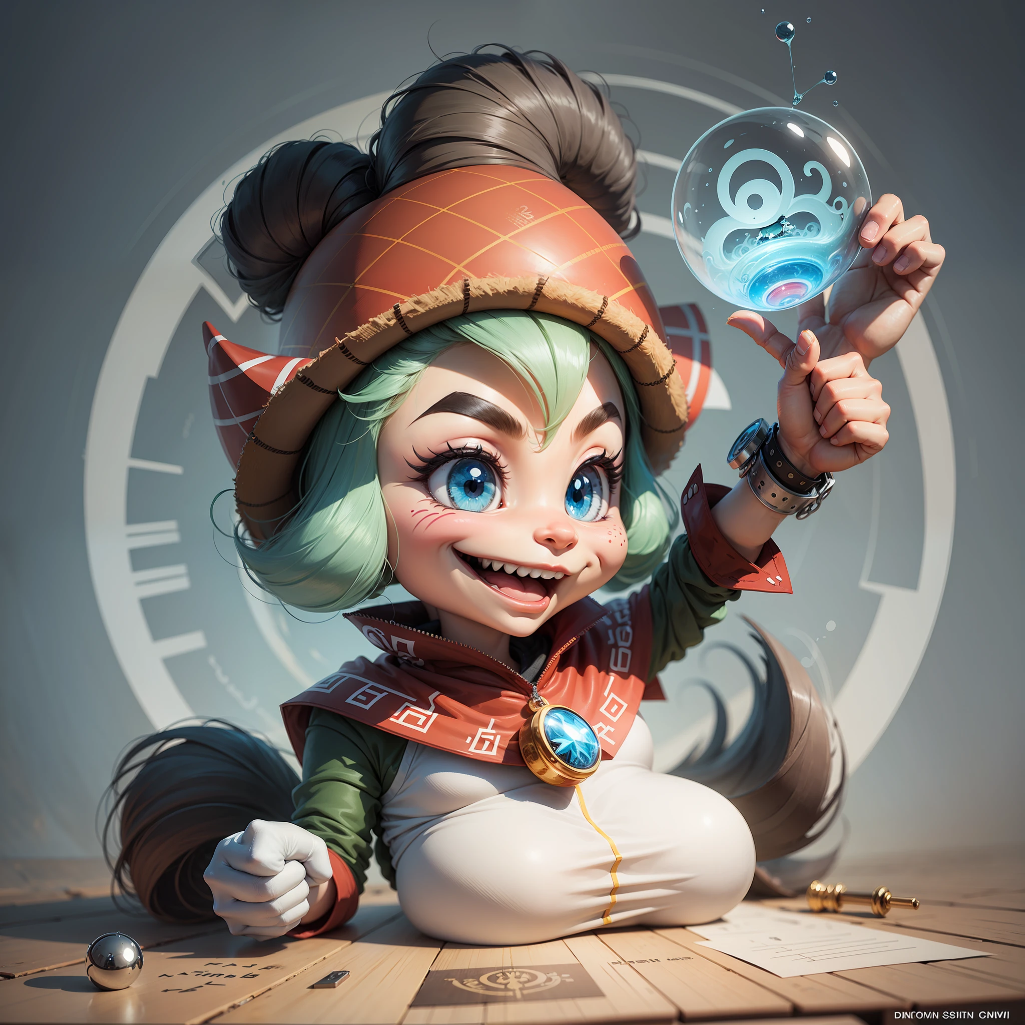 Design a cartoon character related to integrity --auto --s2
