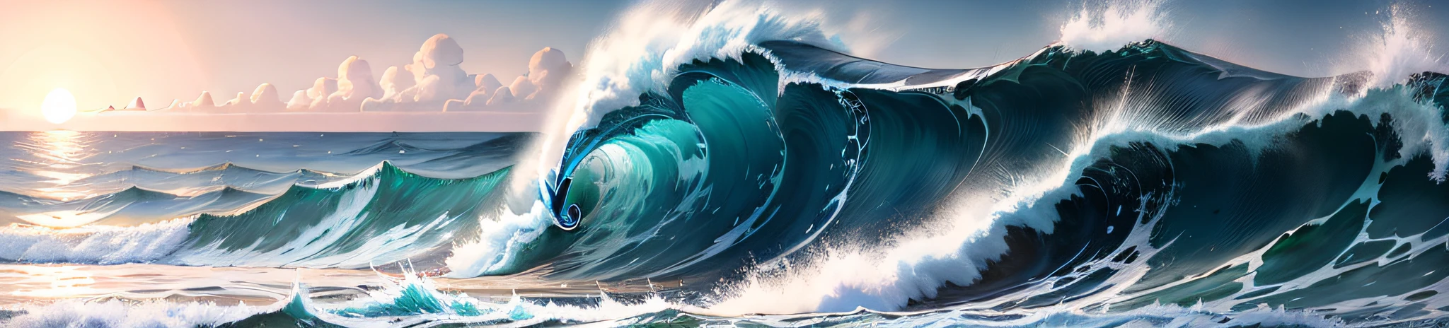 Waves, sea