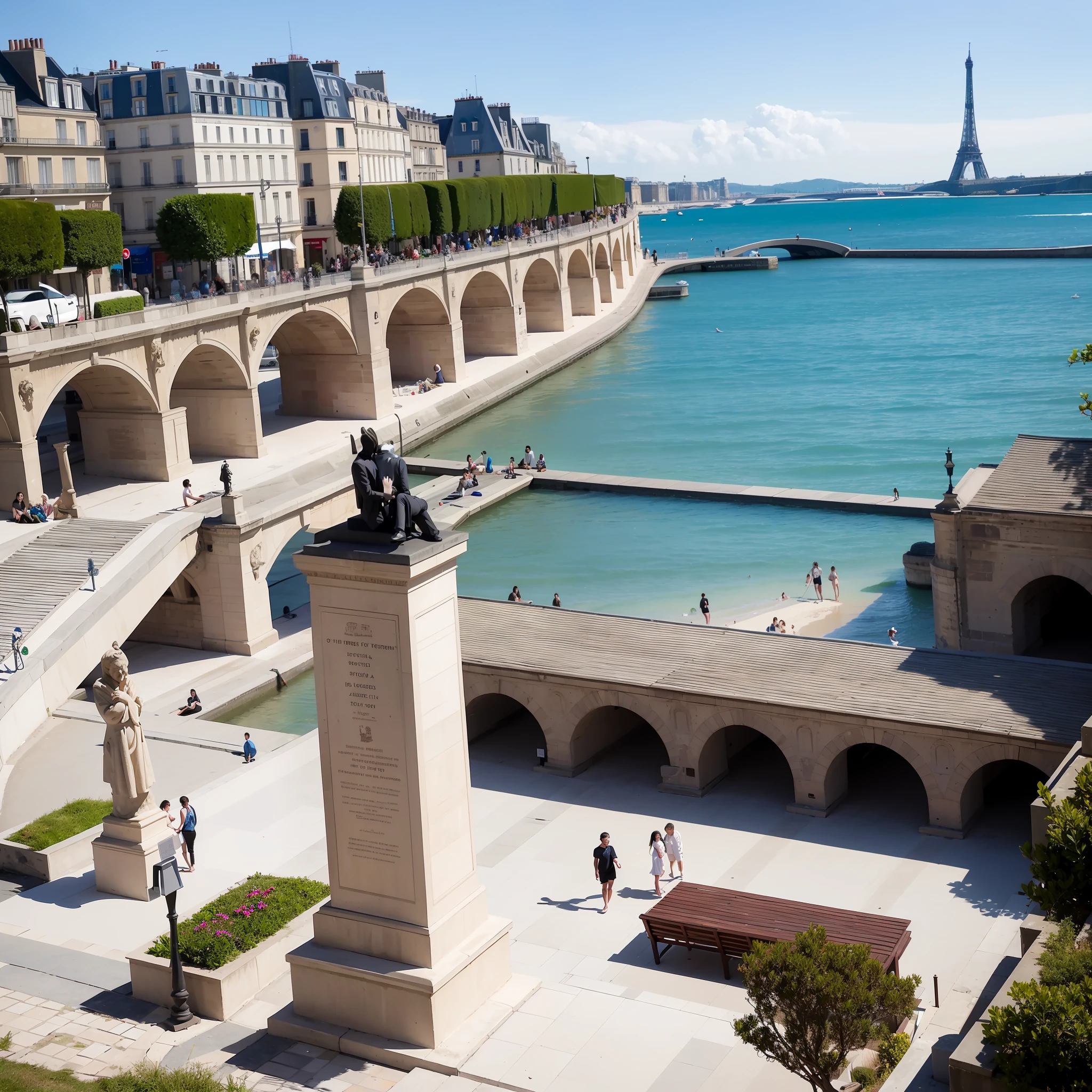 Modify photo couple Paris

User
Create prompt for Artificial Intelligence modify an image of a couple on the beach and insert the people from the photo into an image of Paris 

ChatGPT
Clear! Here's a prompt for AI to modify an image of a couple on the beach and insert the people from the photo into an image of Paris:

"Please modify the following image of a couple enjoying a day at the beach and insert them into an image of Paris. Adjust the image so that it looks like the couple is walking the streets of Paris, enjoying the landscapes and atmosphere of the city. You can add elements such as cafes, the Eiffel Tower in the background or other elements characteristic of Paris. Remember to keep the naturalness of the people and the new scene combined.

Image of the couple on the beach:
[https://drive.google.com/file/d/1-q9mlMU1SfWkQKfxLYB_Eml1l7y6qPSi/view?usp=drivesdk] 

Image of Paris:
[Insert description or provide a link to the Paris image]

Please adjust the image in order to create a realistic and pleasant combination, while maintaining the essence of the people and the authenticity of the new scene. Feel free to utilize your creative skills to make this image unique and charming. When you are satisfied with the result, please share the modified image.

Remember that the quality of the final image is important, so if necessary, you can make adjustments to the lighting, colors, and other visual aspects to ensure an attractive and realistic end result. Have fun in the creative process and thank you for your work!"