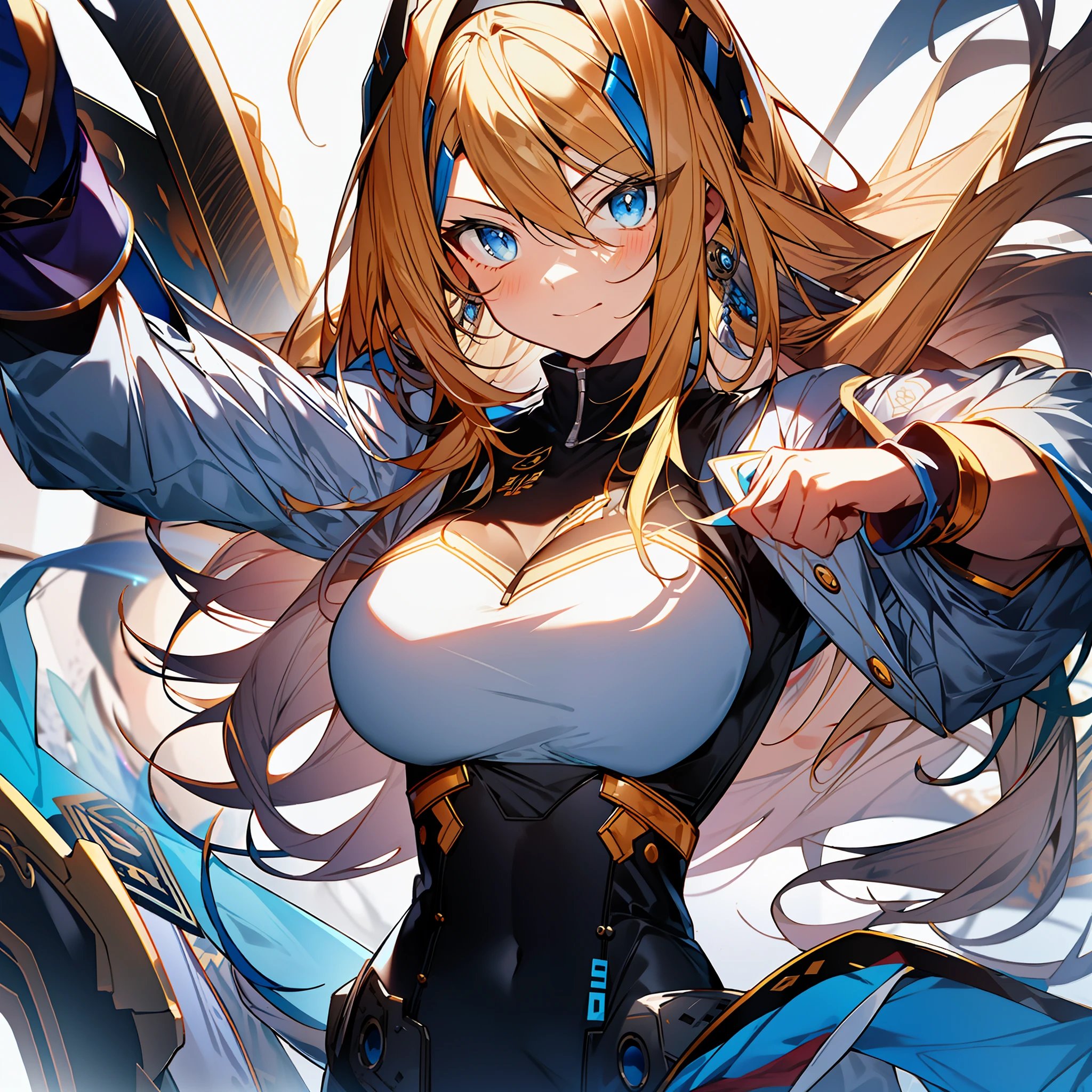 background, mixed-language_text, Japanese letters in graffit ,girls, long blonde hair, excellent lighting, sidelighting, (), vhsKeeper,, style GUILTY GEAR -STRIVE perfect ultimate (flat color: 1.3), (magazine_cover: 1.4), (multicolored_background: 1.3), striped_background, card_background, :: comix style by joe madureira :: circular pieces of white metals glued to the arms ultra detailed coming out sparkling shine, , perfect and detailed, ultra detailed shirt with drawing  abstract and patterned Japanese letters in graffit of the sides of the clothing, image of girls with big breast, fighting next to you with powerful dragons versus alien creature full of tentacles, with immersive effects, hover effect, background style graffiti tribal tattoo with vibrant colors "HDR ultra" detailed and with focus effect, (masterpiece: 1.2, best quality),  (beautiful eyes with huge finely detailed eyelashes: 1.2), , ((Solo)), (Finely detailed eyes and detailed face:1.3), in various full-body attack poses, (cute background: 1.2),futuristic costume, super detailed circular metals Clinging to arms and pants, fantastic paintings