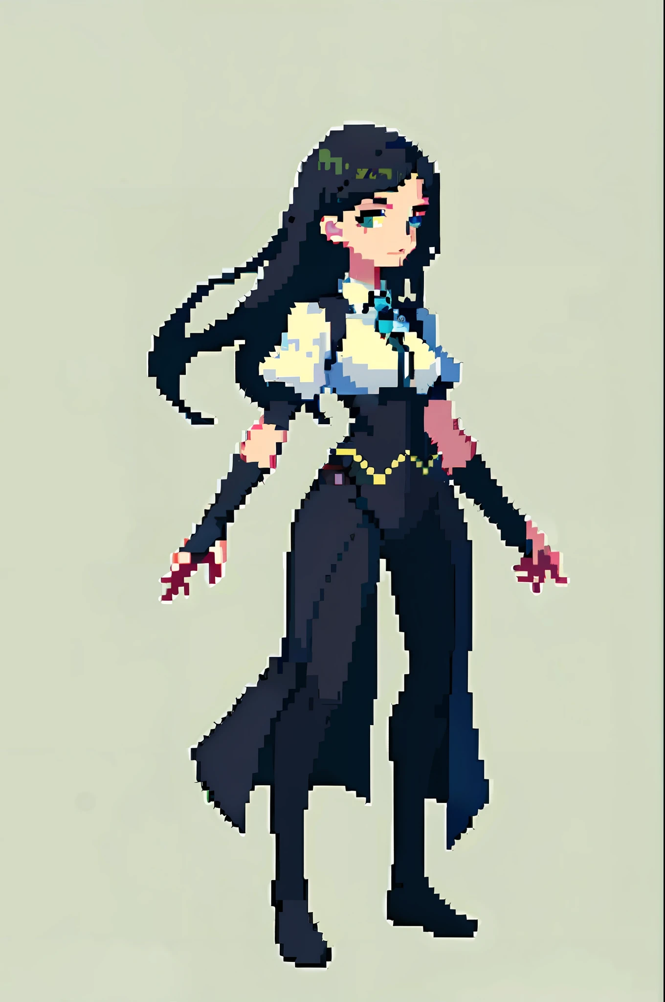(masterpiece, top quality, best quality), pixel,pixel art,1girl,full body,