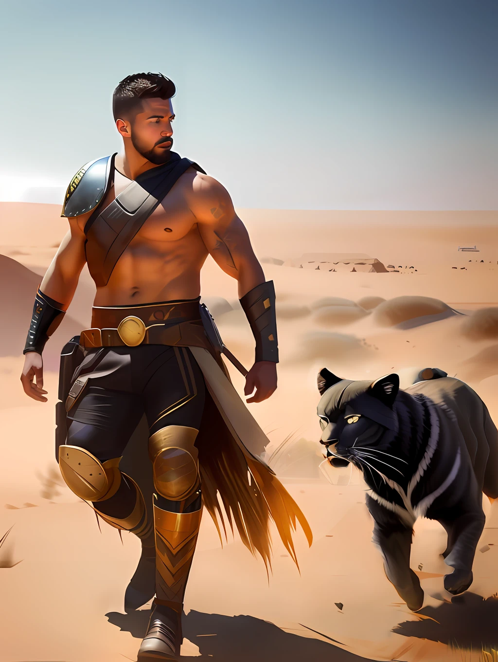 A mighty black panther