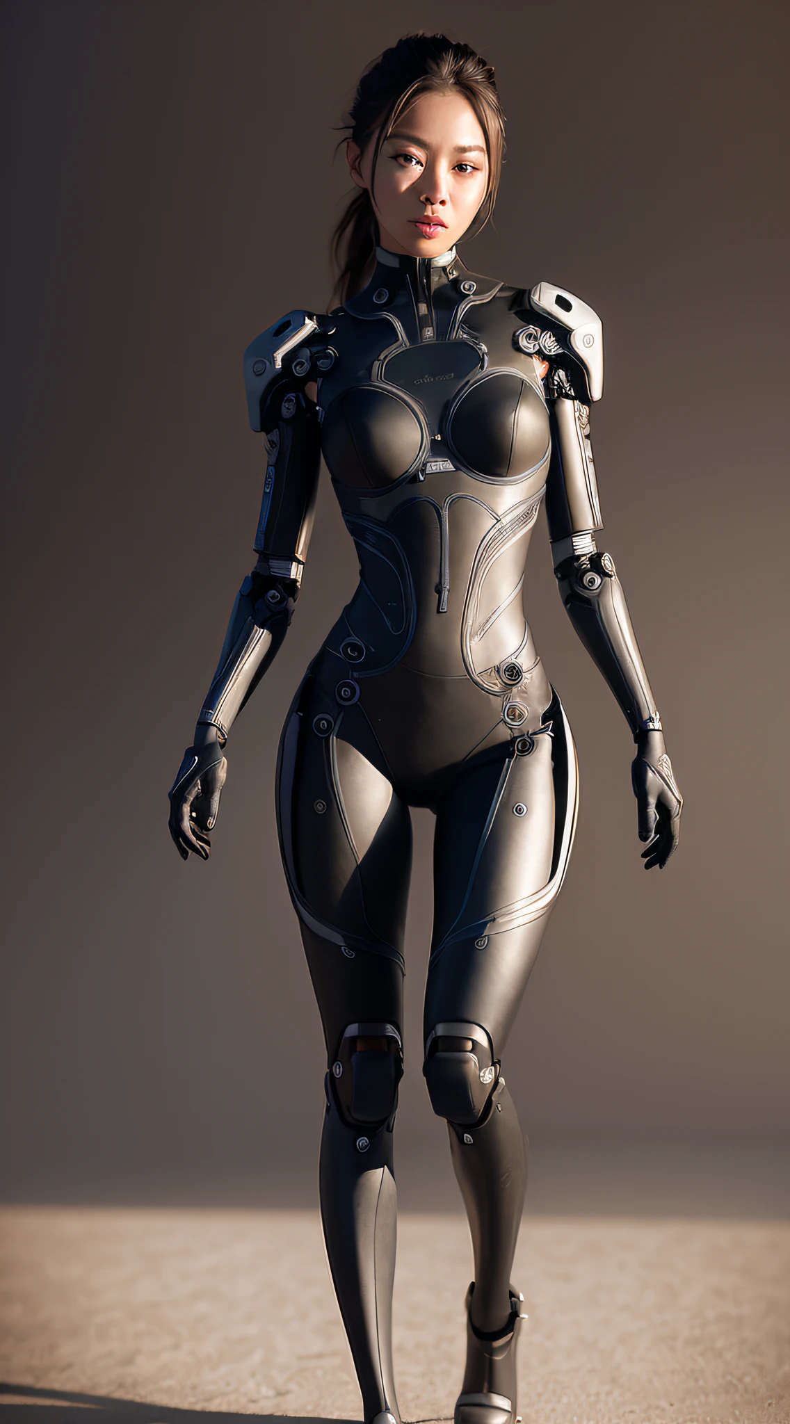 perfect female face, female robot, ceramic silhouette, robot, robot parts, cable wire, microchip, lace, ???? spine, ???? bones, exoskeleton, broken parts, ???? internal organs, broken body, full body, beautiful asian female face, clean face, full face, fine face, lush hair, long calves, beautiful, walking, studio soft light, edge light, very delicate, elegant, cyberpunk, surrealism, ???????, beautiful background, 3d rendering, octane rendering, HR Giger style, 8k, best quality, illustration, very detailed, CG, wallpaper, fidelity, amazing, fine detail, masterpiece, best quality, official art, absurd, 150 mm