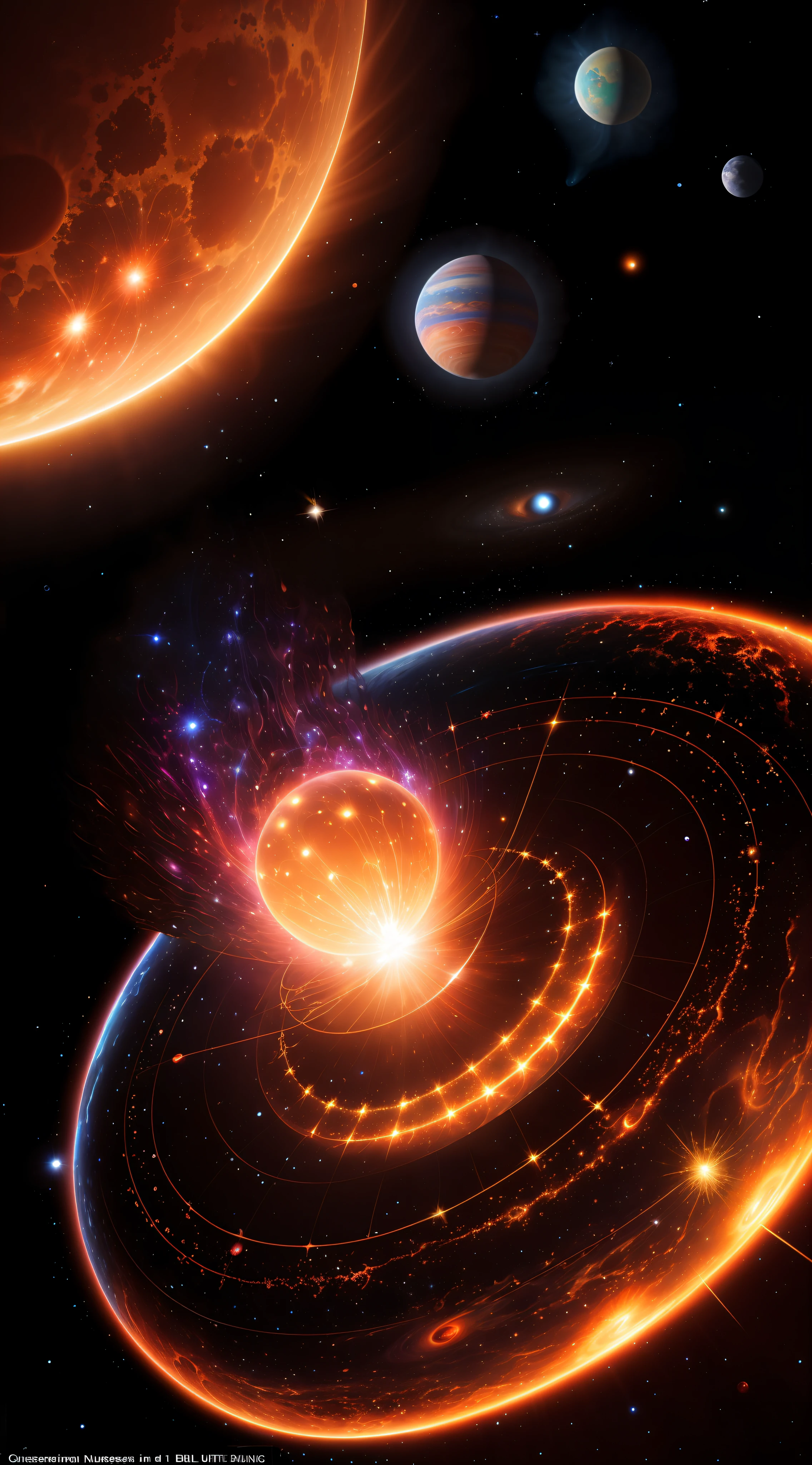 In the beginning, the universe emerged from a singularity, rapidly expanding in an event known as the Big Bang. Over 13.8 billion years, cosmic inflation gave rise to galaxies, weaving a cosmic tapestry from countless shining stars. The formations of elements led to complex molecules, birthed from stellar crucibles, igniting life's genesis. Evolution sculpted planets like Earth as diverse incubators for innumerable species. Gravity tugged all matter inexorably, swirling celestial bodies in an endless cosmic dance. Mysteries abound, from the enigmatic dark matter to enthralling quantum phenomena, as the universe whispers its secrets throughout eternity.