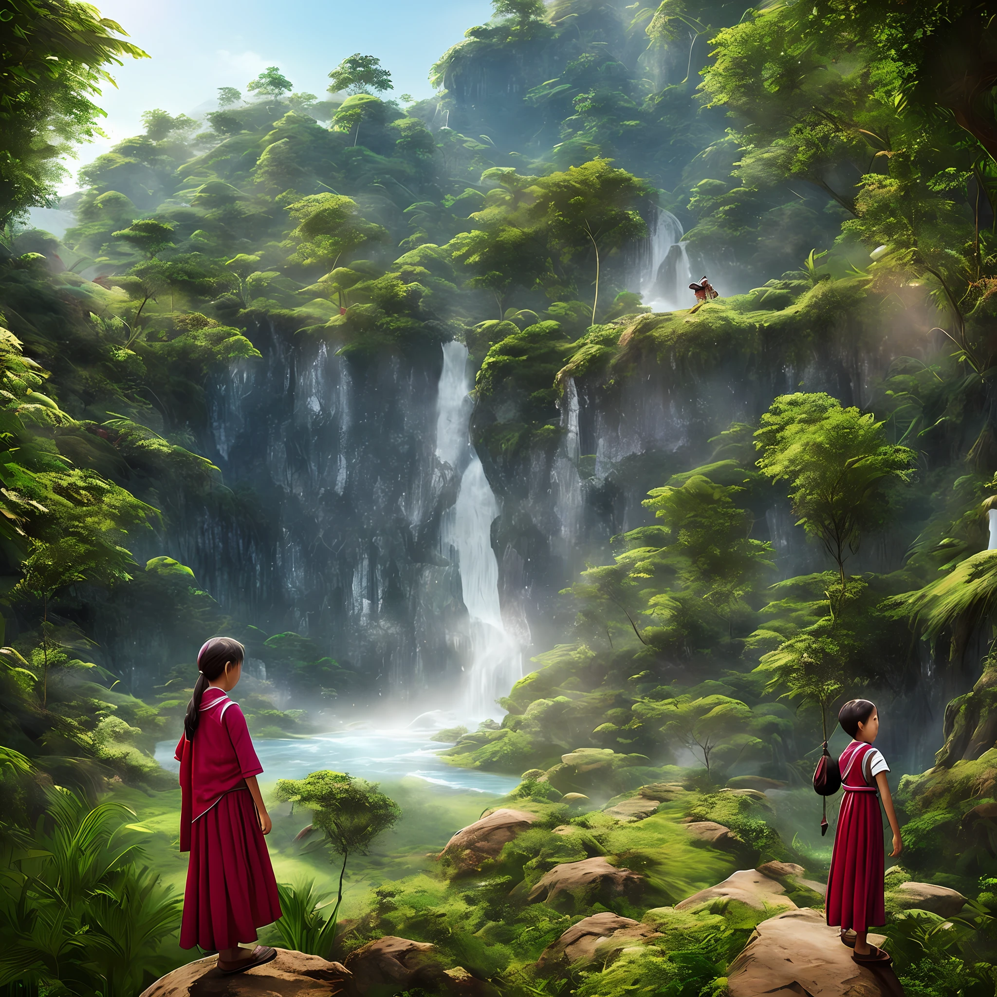 Myanmar, 1girl, 15 years old, cgi