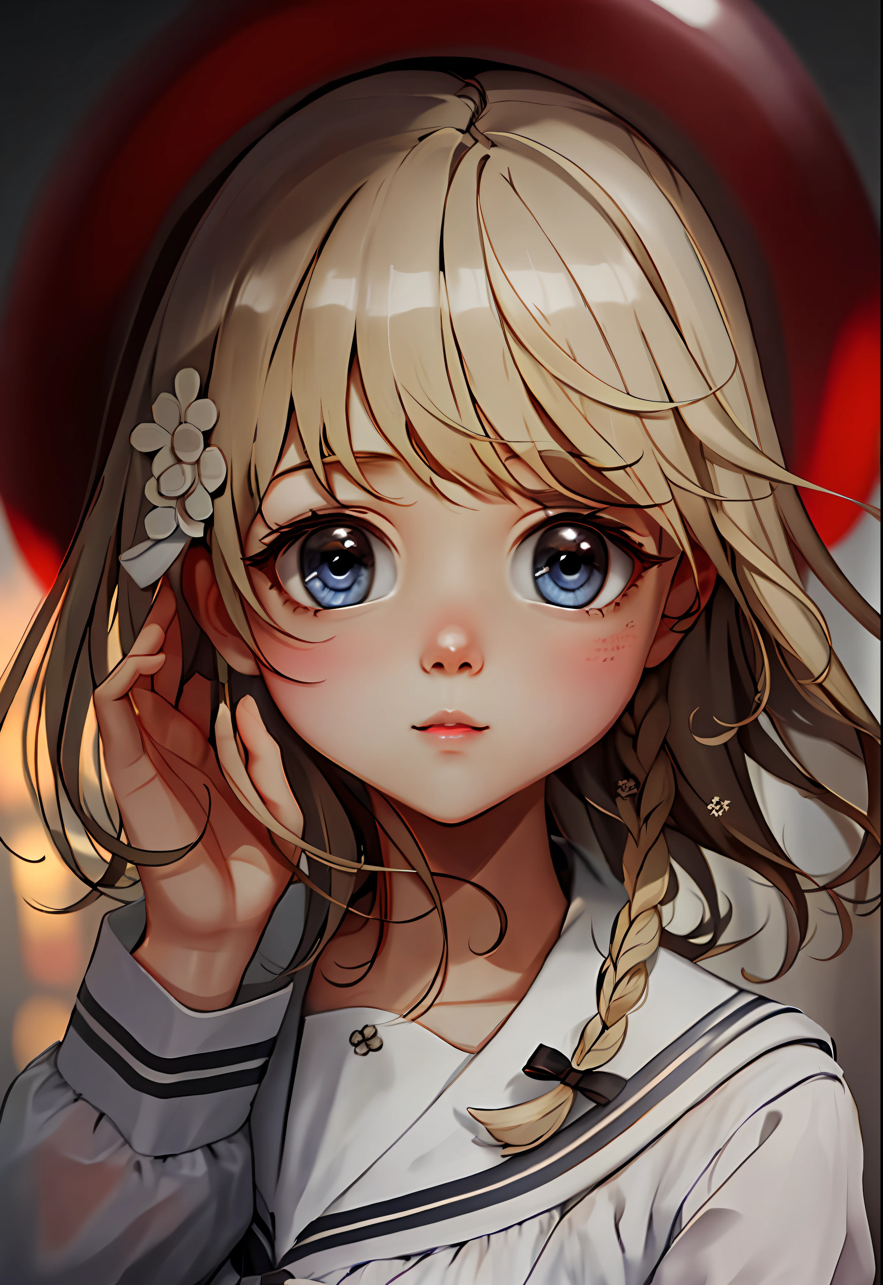 Clear cute big eyes
