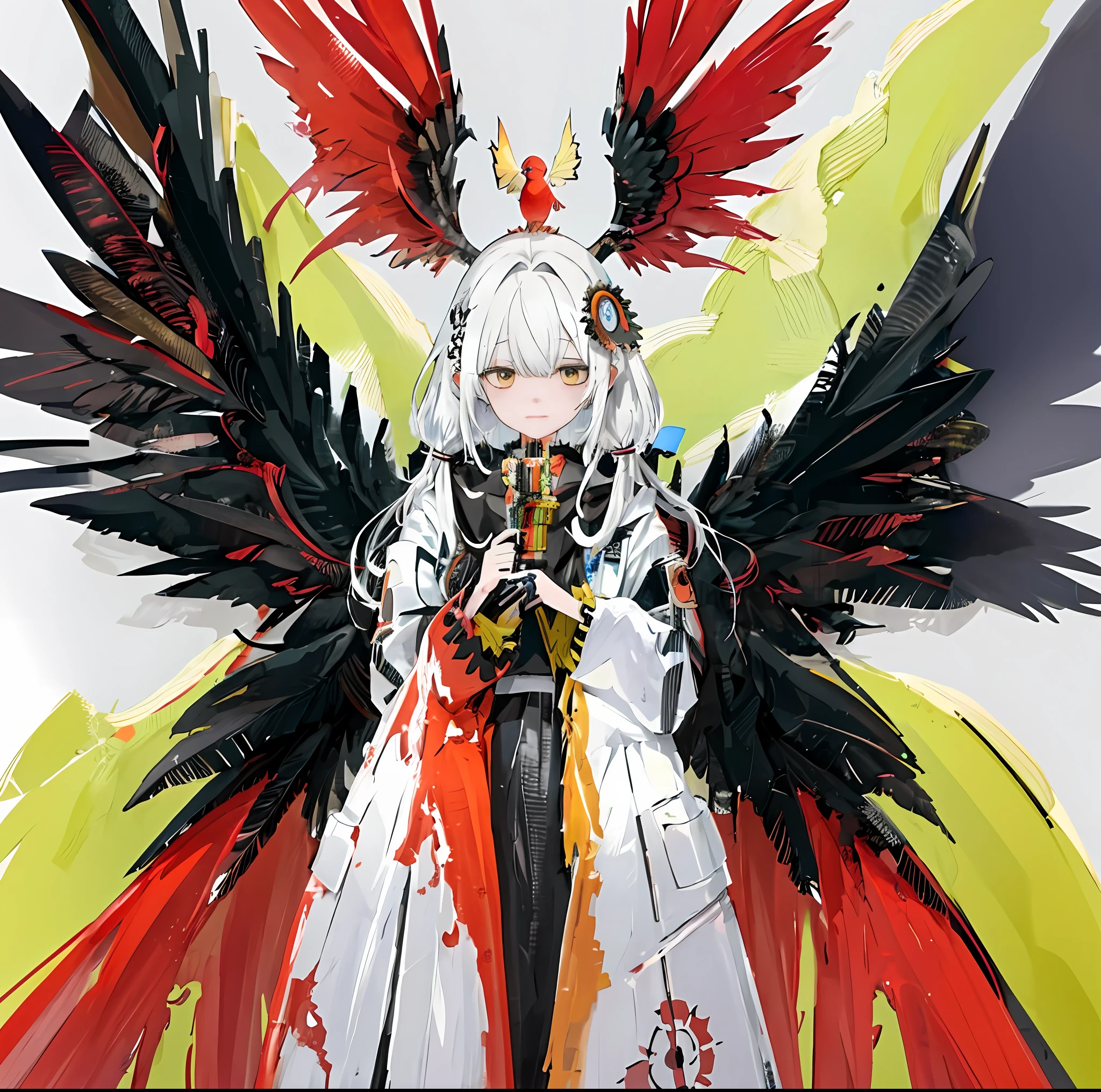 anime character with wings and a sword in a white dress, best anime 4k konachan wallpaper, anime art wallpaper 8 k, anime art wallpaper 4 k, anime art wallpaper 4k, from arknights, anime abstract art, digital art on pixiv, anime fantasy artwork, anime wallpaper 4 k, anime wallpaper 4k, beautiful anime artwork, 4k anime wallpaper