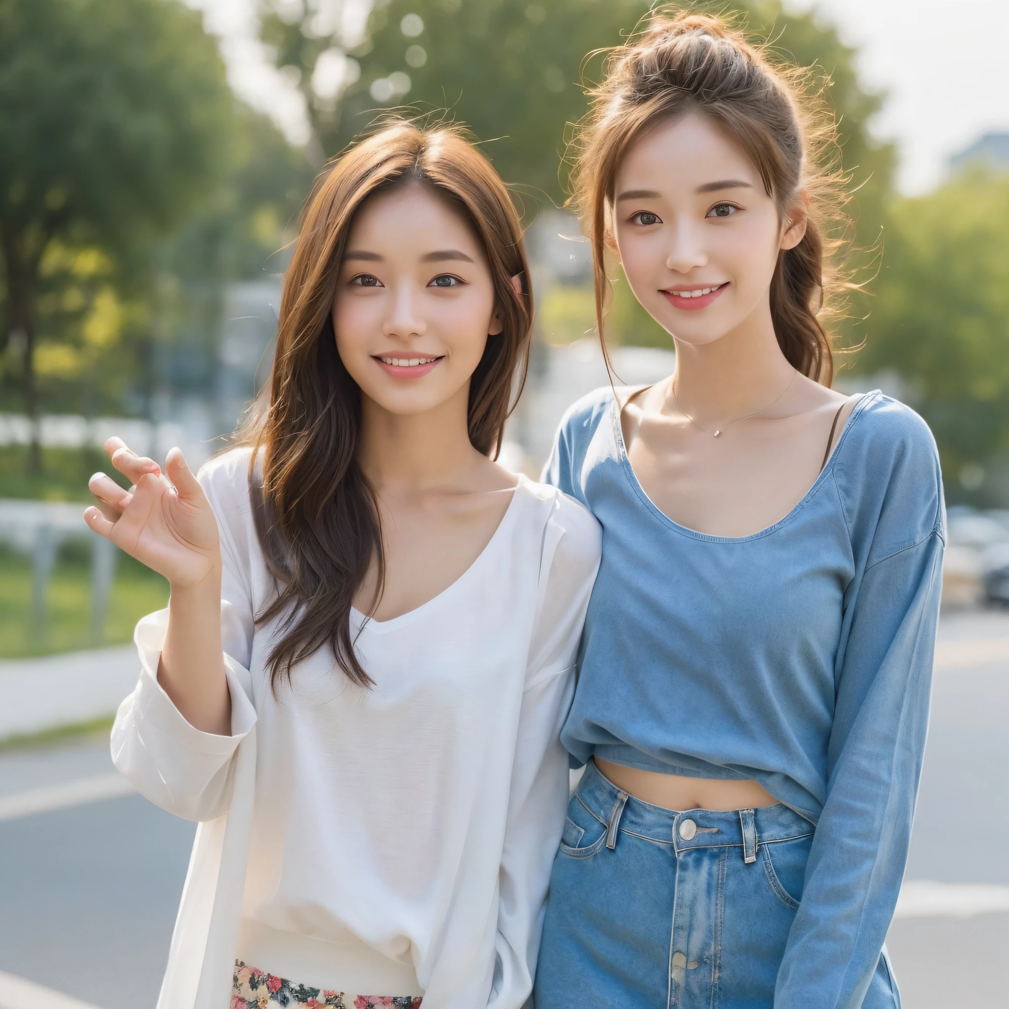 ((Best Quality, 8k, Masterpiece:1.3)), Focus: 1.2, Perfect Body Beauty: 1.4, Buttocks: 1.2, ((Ethnic Hair Ornament, Collarbone: 1.2)), (Short Skirt: 1.1) , (Rain, Street:1.3), Highly detailed face and skin texture, Fine eyes, Double eyelids, Whitened skin, Long hair, smile, Long legs: 1.5, Full body: 1.5, Best proportions of four fingers and one thumb, Smiley face, Facial texture: 1.3, Sunshine, Summer, collarbone, beautiful eyes, real face, real skin, realistic face, realistic skin, detailed eyes, detailed facial features, detailed clothing features, detailed face, tight fit, summer cool clothing random, tight fit, summer fashion clothing random, background prairie