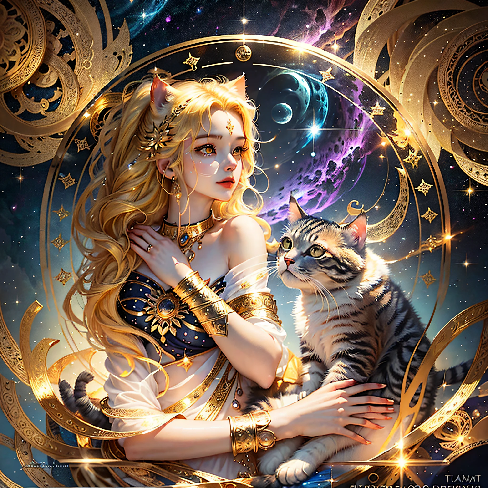 Realistic, (Masterpiece, Top Quality, Best Quality, Official Art, Beautiful and Aesthetic: 1.2), Very Detailed, Fractal Art, Colorful, Most Detailed, Leo, (Abstract Background: 1.5) (1girl: 1.3), (Cat class), yellow hair, bright eyes, earnest, combed back, short hair, , milky way, huge magical gold Leo astrolabe,dream,fantasy, gold trim,beautiful detailed sky,Style and Decoration for Leo, leo goddess,(nsfw:0.8)
delicate refective and high glass guardrail board --auto --s2