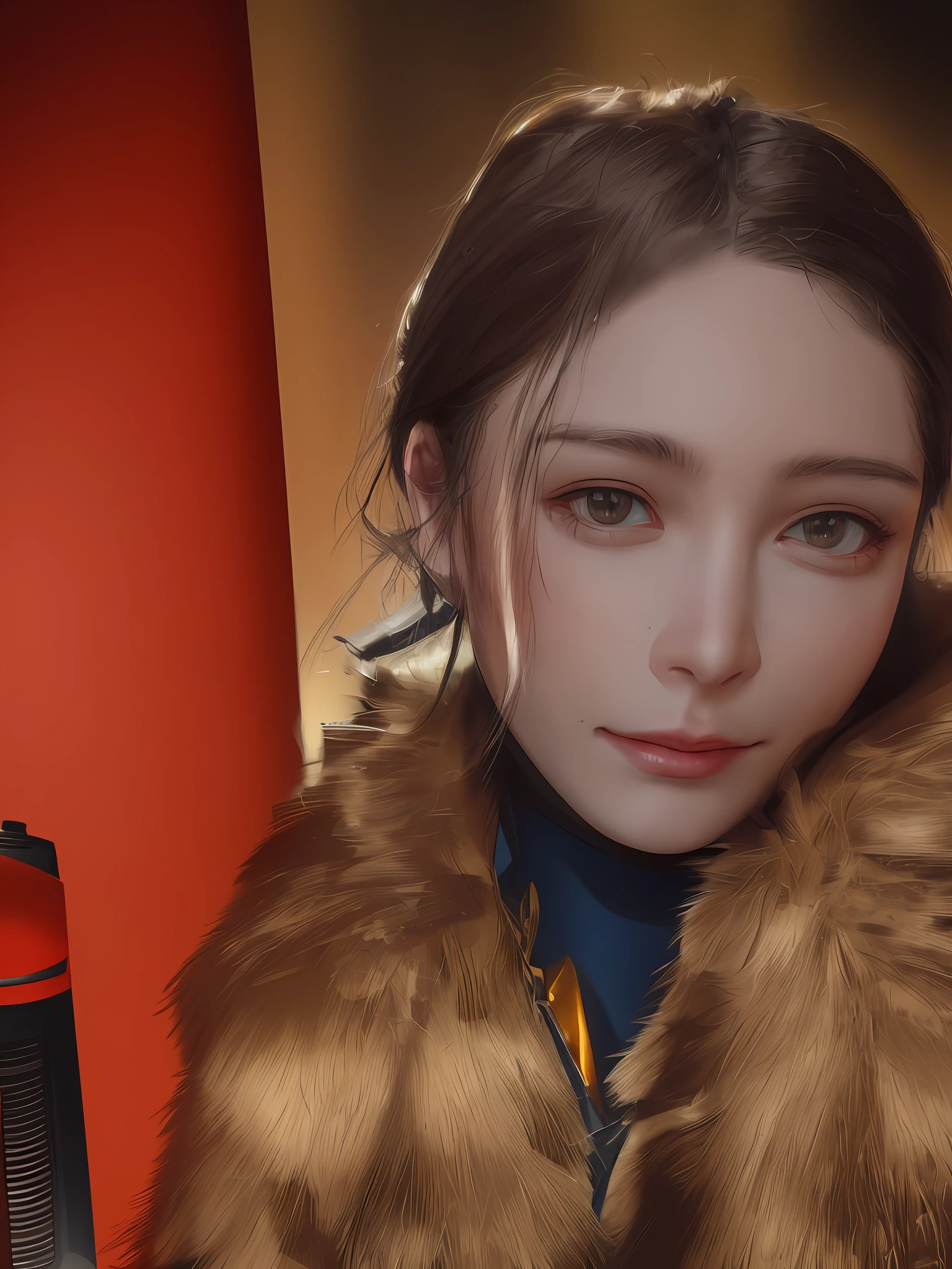 1mechanical girl,((ultra realistic details)), portrait, global illumination, shadows, octane render, 8k, ultra sharp,metal,intricate, ornaments detailed, cold colors, egypician detail, highly intricate details, realistic light, trending on cgsociety, glowing eyes, facing camera, neon details, machanical limbs,blood vessels connected to tubes,mechanical vertebra attaching to back,mechanical cervial attaching to neck,sitting,wires and cables connecting to head
