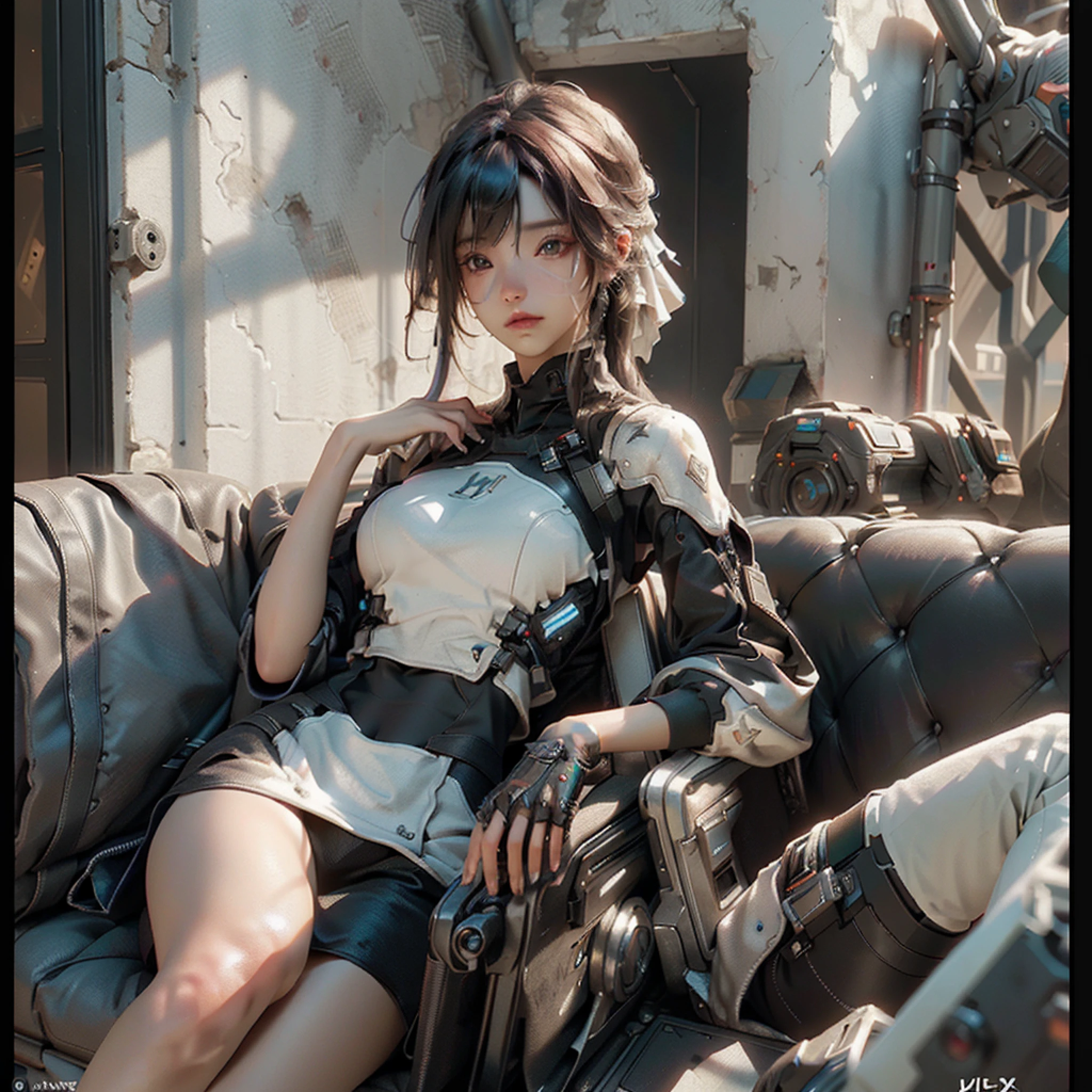 ((Best quality)), ((masterpiece)), (detailed:1.4), 3D, an image of a beautiful cyberpunk female,HDR (High Dynamic Range),Ray Tracing,NVIDIA RTX,Super-Resolution,Unreal 5,Subsurface scattering,PBR Texturing,Post-processing,Anisotropic Filtering,Depth-of-field,Maximum clarity and sharpness,Multi-layered textures,Albedo and Specular maps,Surface shading,Accurate simulation of light-material interaction,Perfect proportions,Octane Render,Two-tone lighting,Wide aperture,Low ISO,White balance,Rule of thirds,8K RAW,