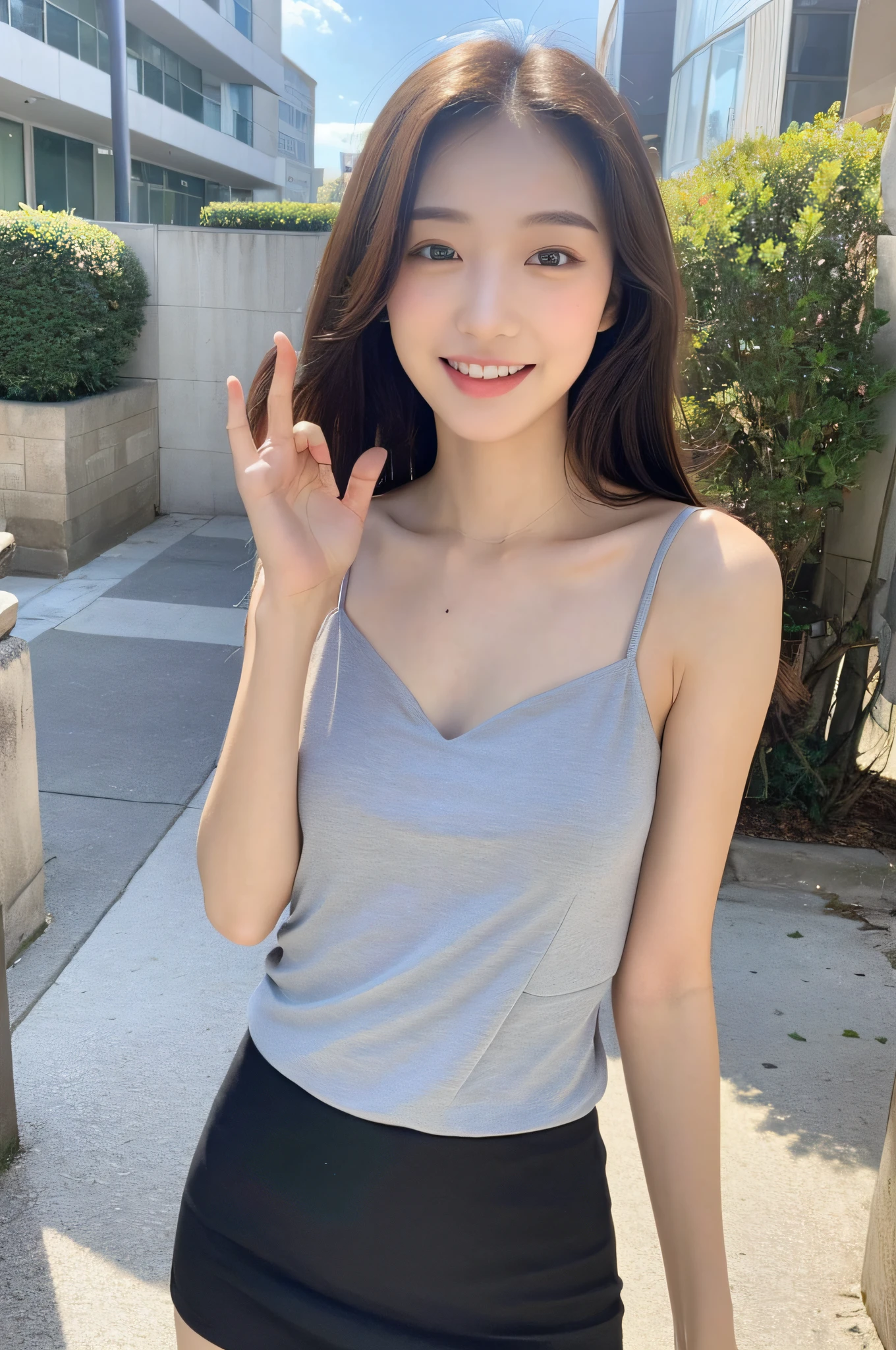 ((Best Quality, 8K, Masterpiece:1.3)), Focus: 1.2, Perfect Body Beauty: 1.4, Buttocks: 1.2, ((Hairstyle Random, Collarbone: 1.2)), (Short Skirt: 1.1) , (Rain, Street:1.3), Highly detailed face and skin texture, Fine eyes, Double eyelids, Whitened skin, Long hair, smile, Long legs: 1.5, Full body: 1.5, Best proportions of four fingers and one thumb, Smiley face, Face texture: 1.3, Sunshine, Summer, collarbone, beautiful eyes, real face, real skin, realistic face, realistic skin, detailed eyes, detailed facial features, detailed clothing features, detailed face, tight, tight fit, girly dress random, background office: 1.5, upper body without showing chest