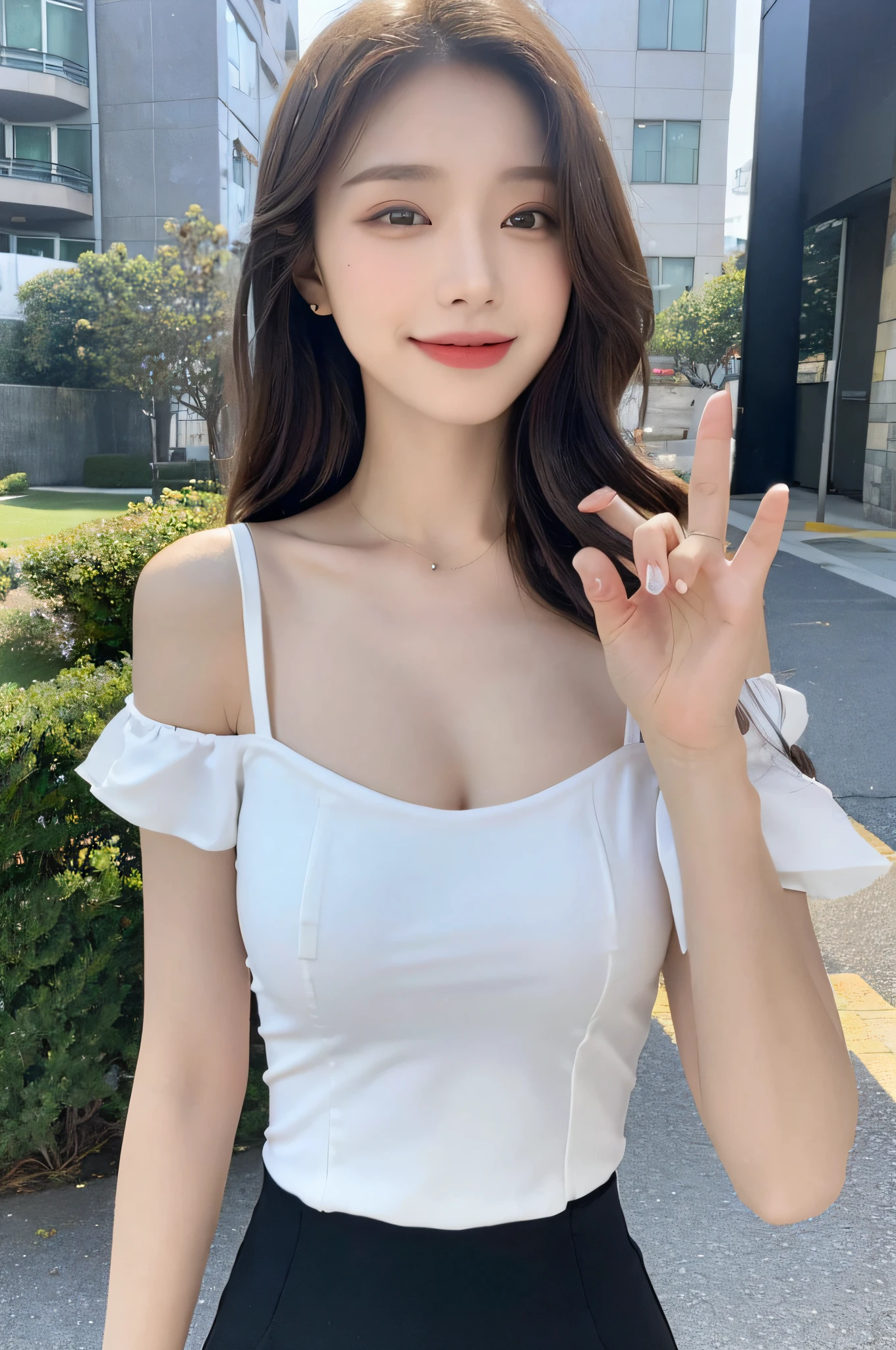 ((Best Quality, 8K, Masterpiece:1.3)), Focus: 1.2, Perfect Body Beauty: 1.4, Buttocks: 1.2, ((Hairstyle Random, Collarbone: 1.2)), (Short Skirt: 1.1) , (Rain, Street:1.3), Highly detailed face and skin texture, Fine eyes, Double eyelids, Whitened skin, Long hair, smile, Long legs: 1.5, Full body: 1.5, Best proportions of four fingers and one thumb, Smiley face, Face texture: 1.3, Sunshine, Summer, collarbone, beautiful eyes, real face, real skin, realistic face, realistic skin, detailed eyes, detailed facial features, detailed clothing features, detailed face, tight fit, tight fit, girl dress random, background office: 1.5, upper body shirt