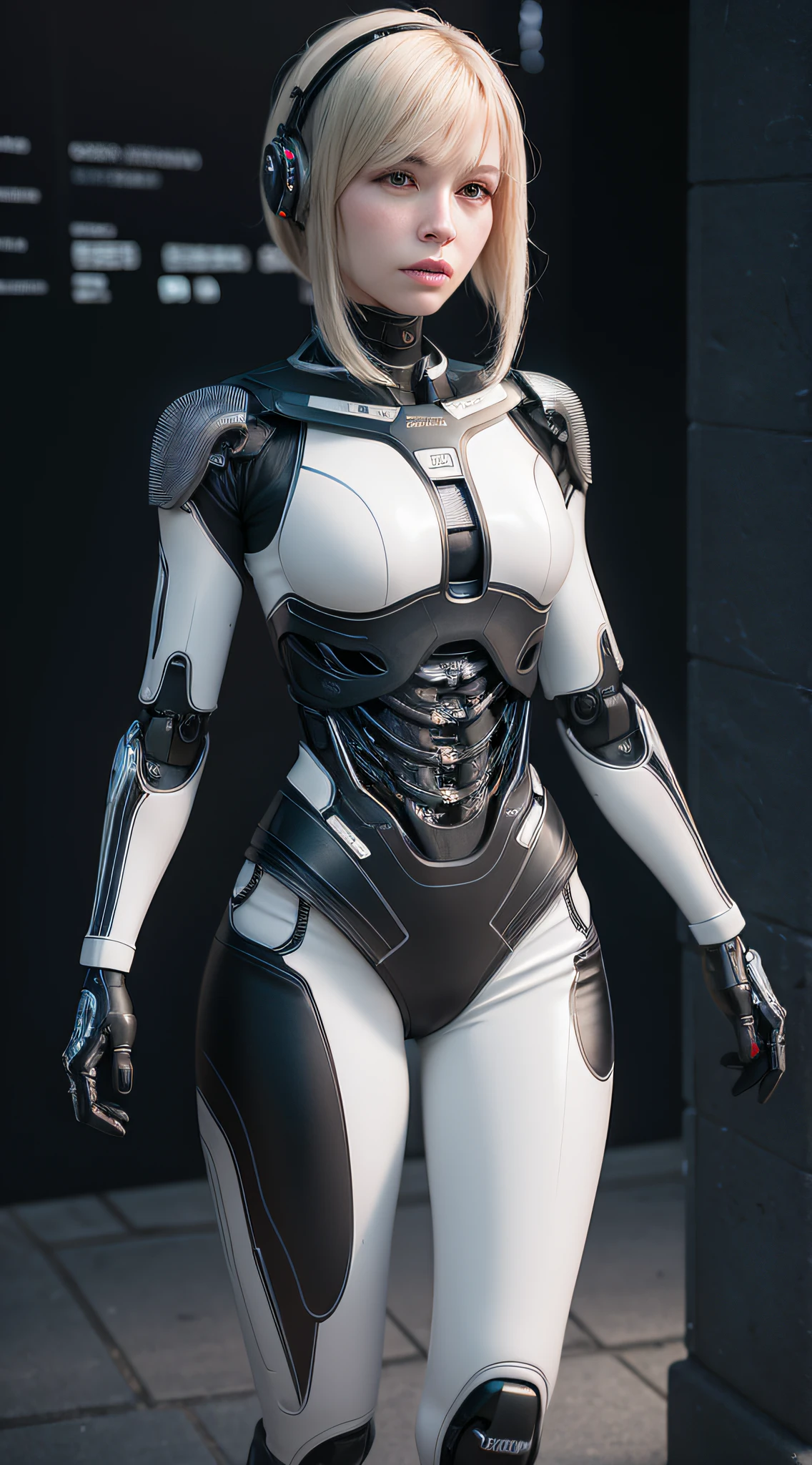 perfect female face, female robot, ceramic silhouette, robot, robot parts, cable, microchip, lace, bare spine, bare bones, exoskeleton, broken parts, bare internal organs, broken body, full body, fine face, beautiful, walking, studio soft light, edge light, vibrant details, very delicate, elegant, cyberpunk, surrealism, anatomy, beautiful background, 3d rendering, octane rendering, hr giger style, 8k, best quality, illustration, Very detailed, CG, uniform, wallpaper, fidelity, stunning, fine details, masterpiece, best quality, official art, absurd, 150 mm