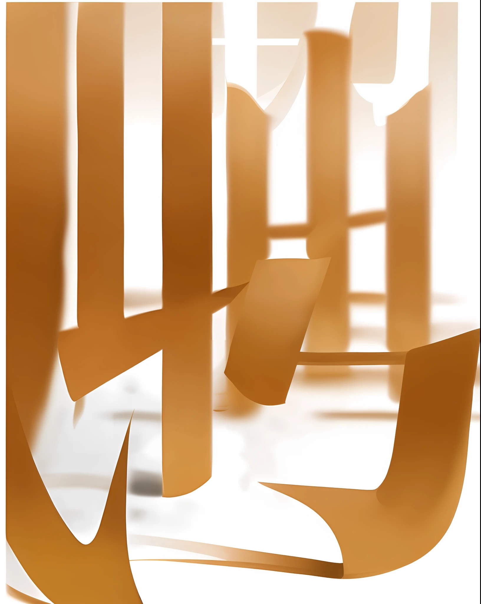 there is a picture of a chinese character with a white background, golden chinese text, fragmented typography, abstract concept, japanese typography, overlaid with chinese text, abstract conceptual, kanji, inhabited initials, japanese text, chinese text, title kanji, _3d-terms_, abstract illustration, inspired by Torii Kiyomoto