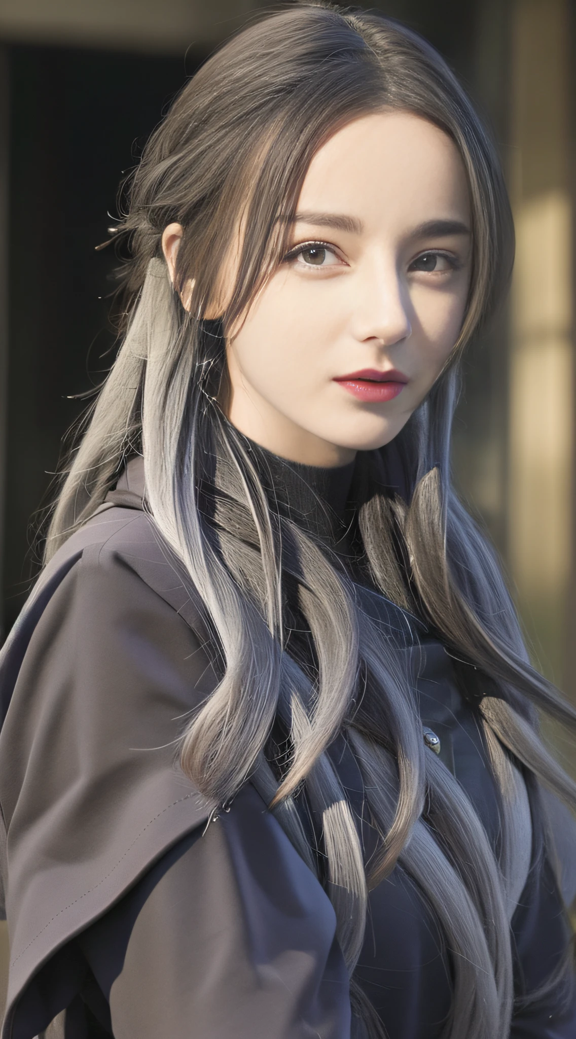 ((Hanfu))((Gray hair))