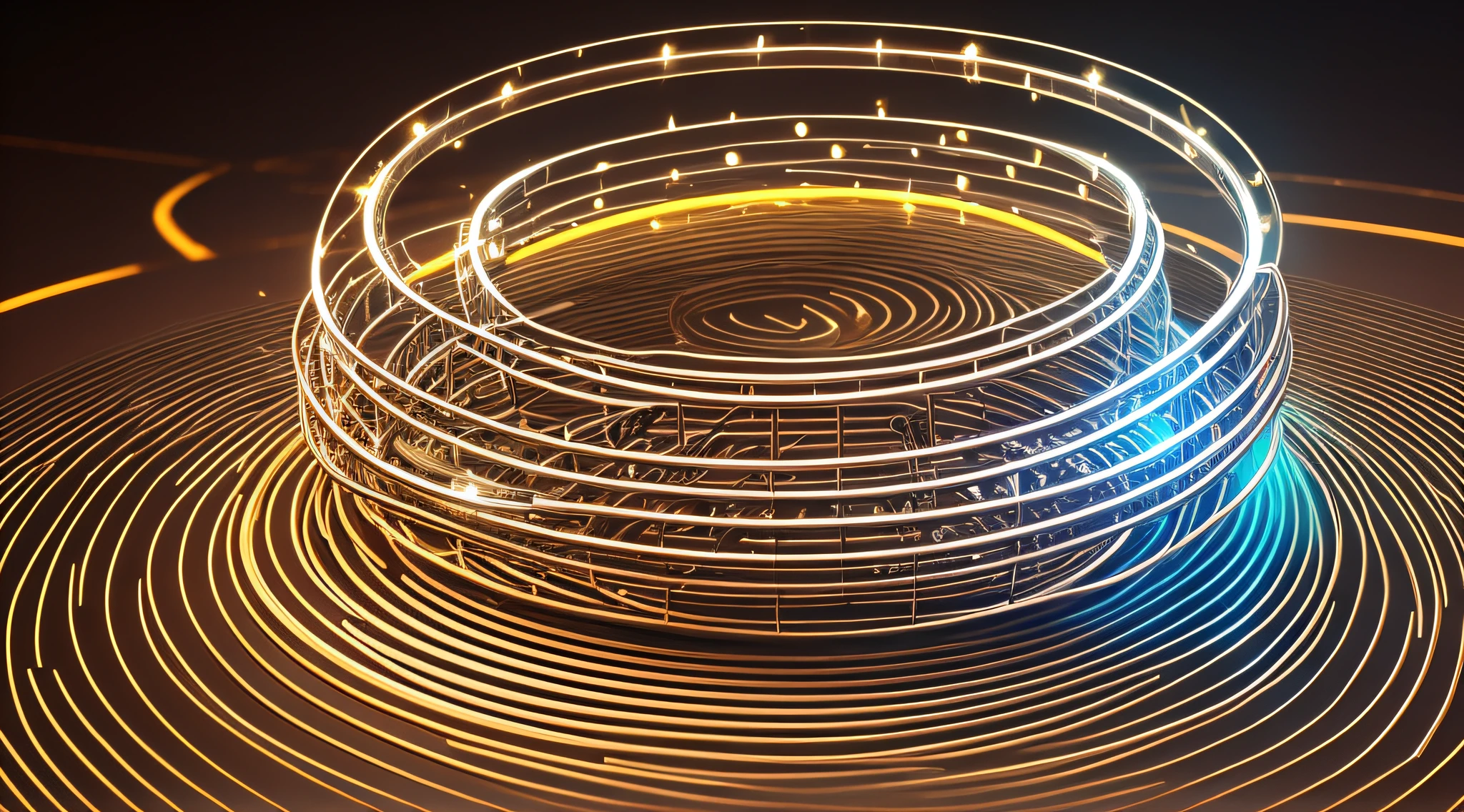 Metal coil, scientific and technological light effect --auto --s2