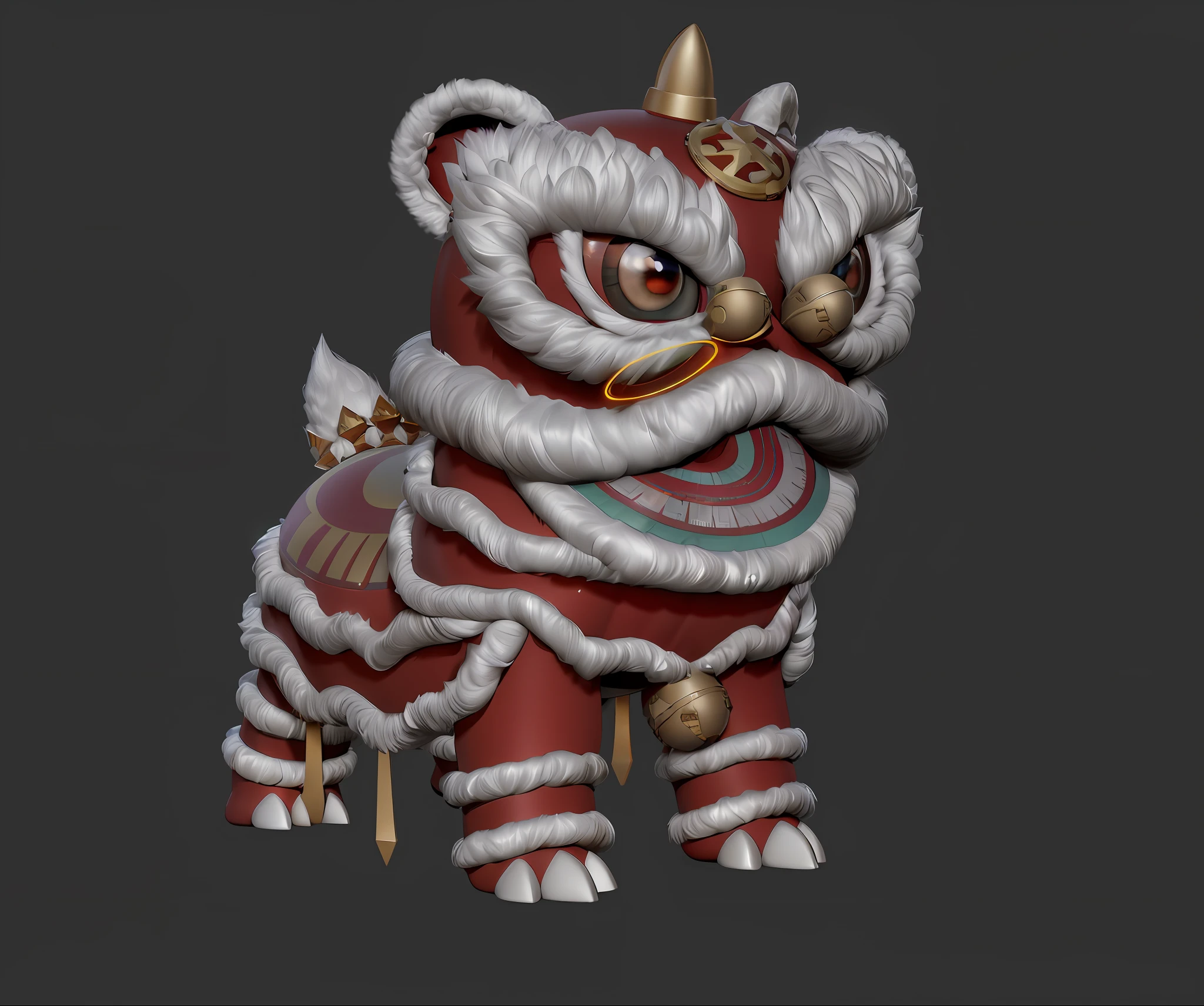 white fur, bright big eyes, and a fluffy tail, extremely detailed 3d animation, super lifelike, super detailed, luxury, movie lighting, super clear details, super clear materials, closeup, complex textures, octane rendering, zbrush