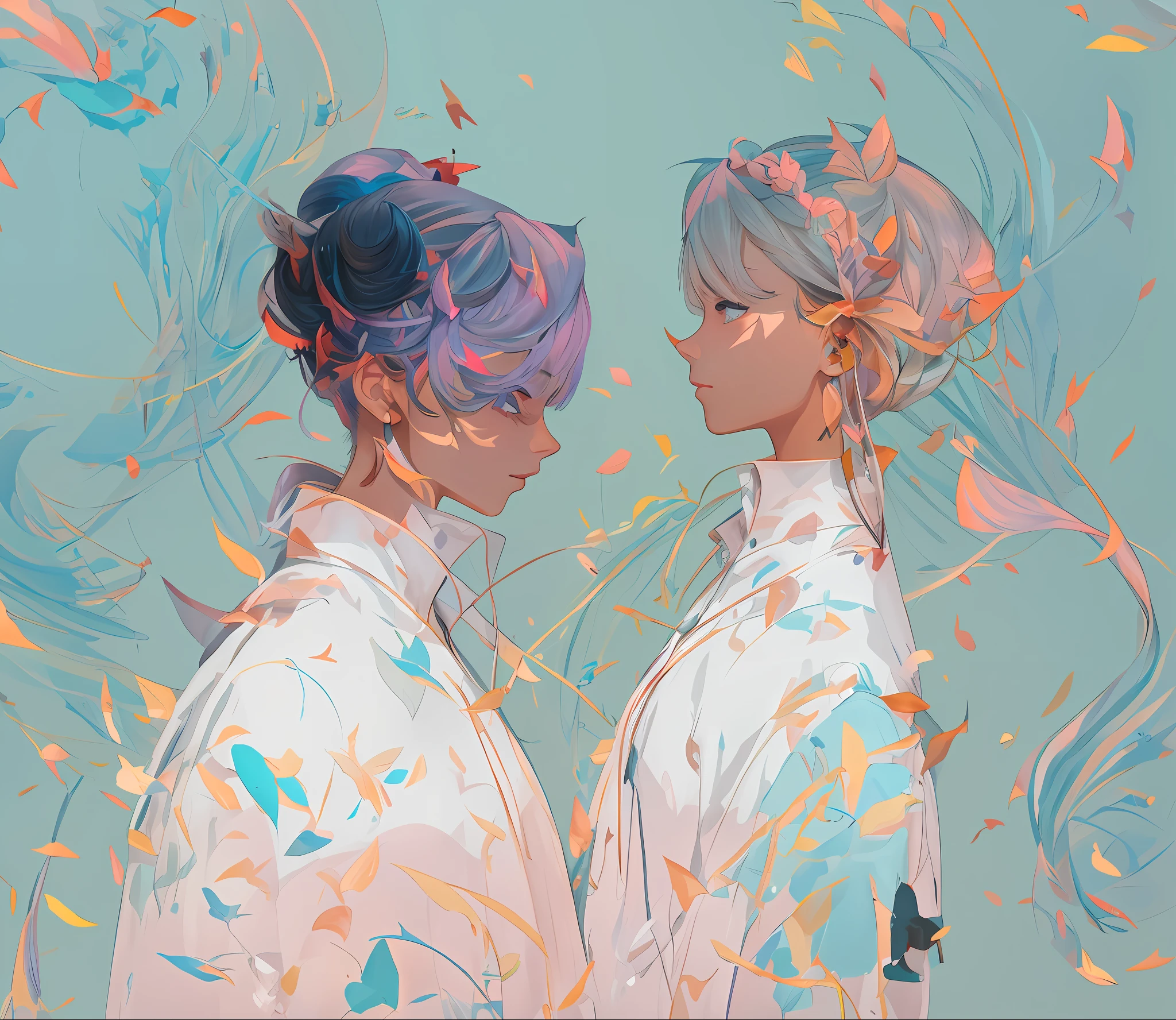 Ultra HD repaint The background color is light #02f8e9 to maintain the original art style