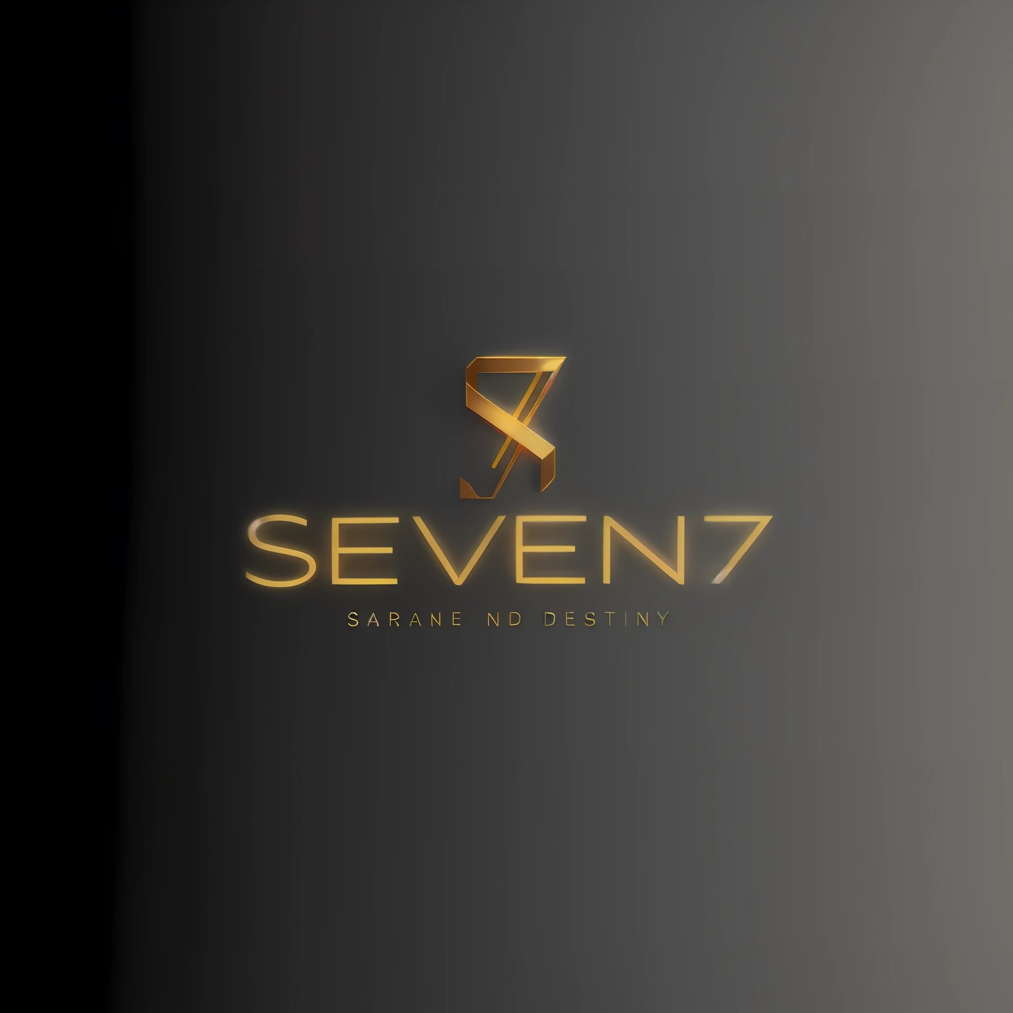 a closeup of a golden logo on a purple background, seven, logo concept design, logo design, logo design, logo 7, 3 d logo, header with logo, minimalist logo, clean logo design, seventy, seven sins, logo, logo, loading screen", minimalist logo without text, business logo, by:5 sexy:7, golden number --auto --s2