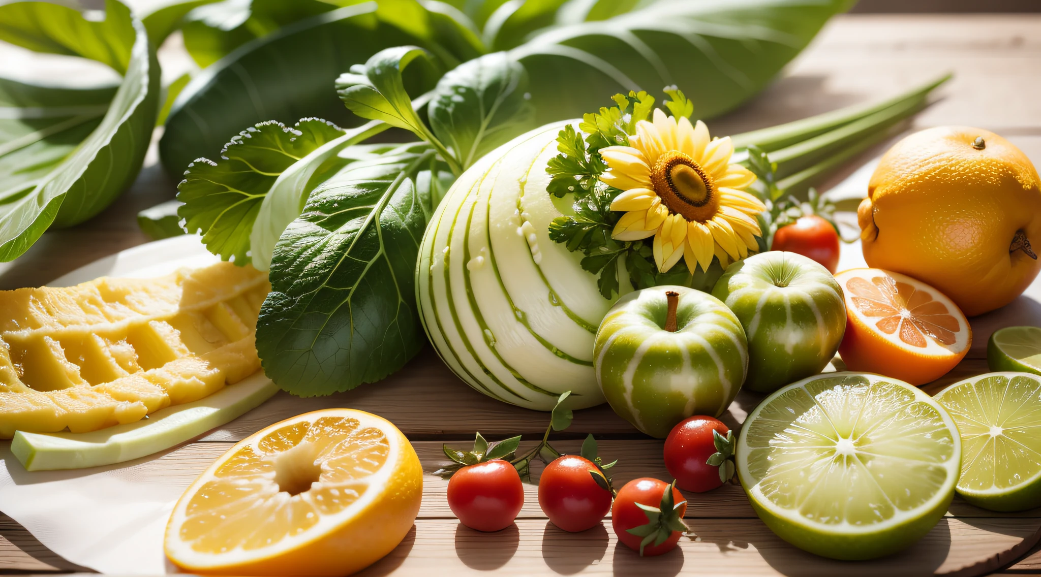 fresh and light food