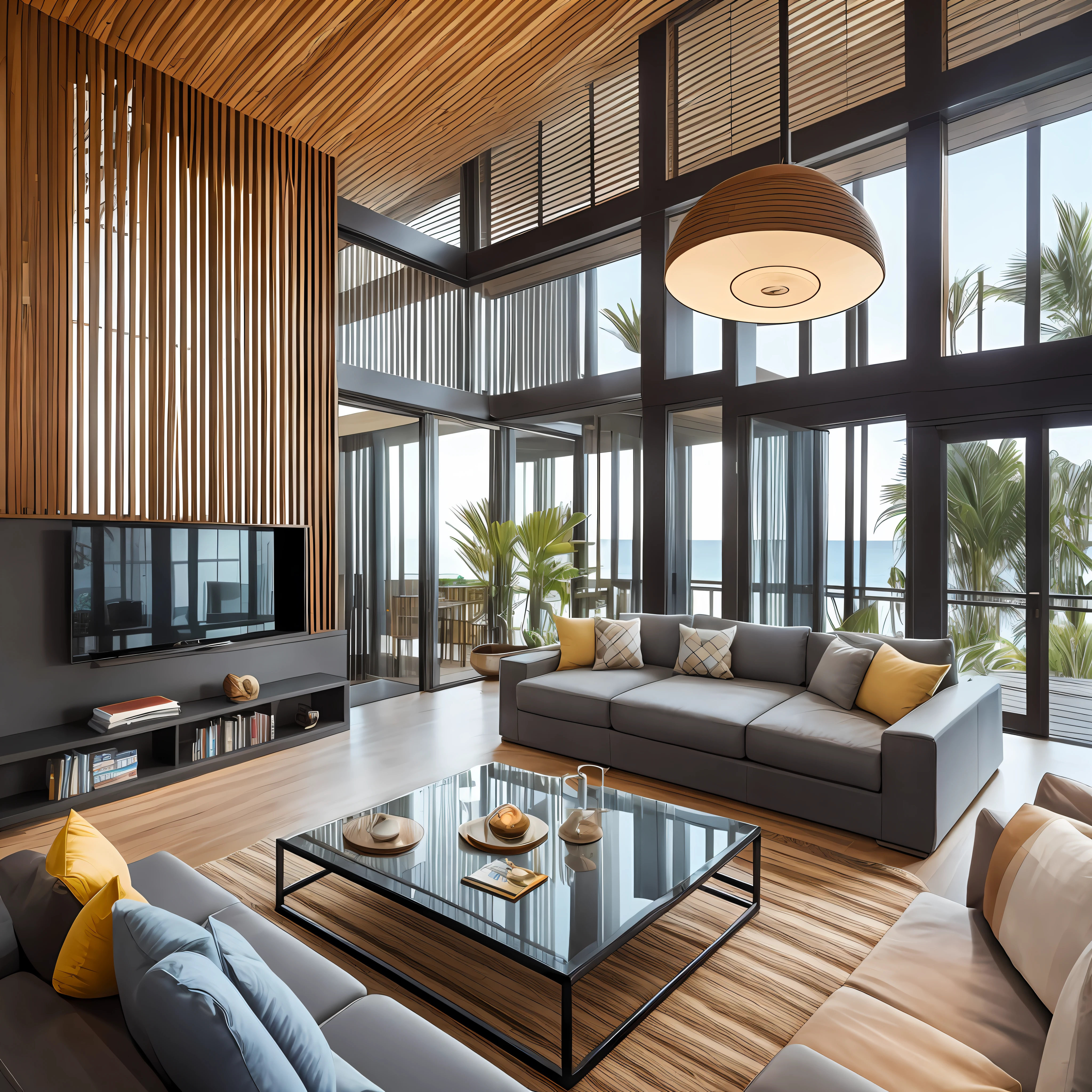 modern interior design stilt house living room --auto --s2